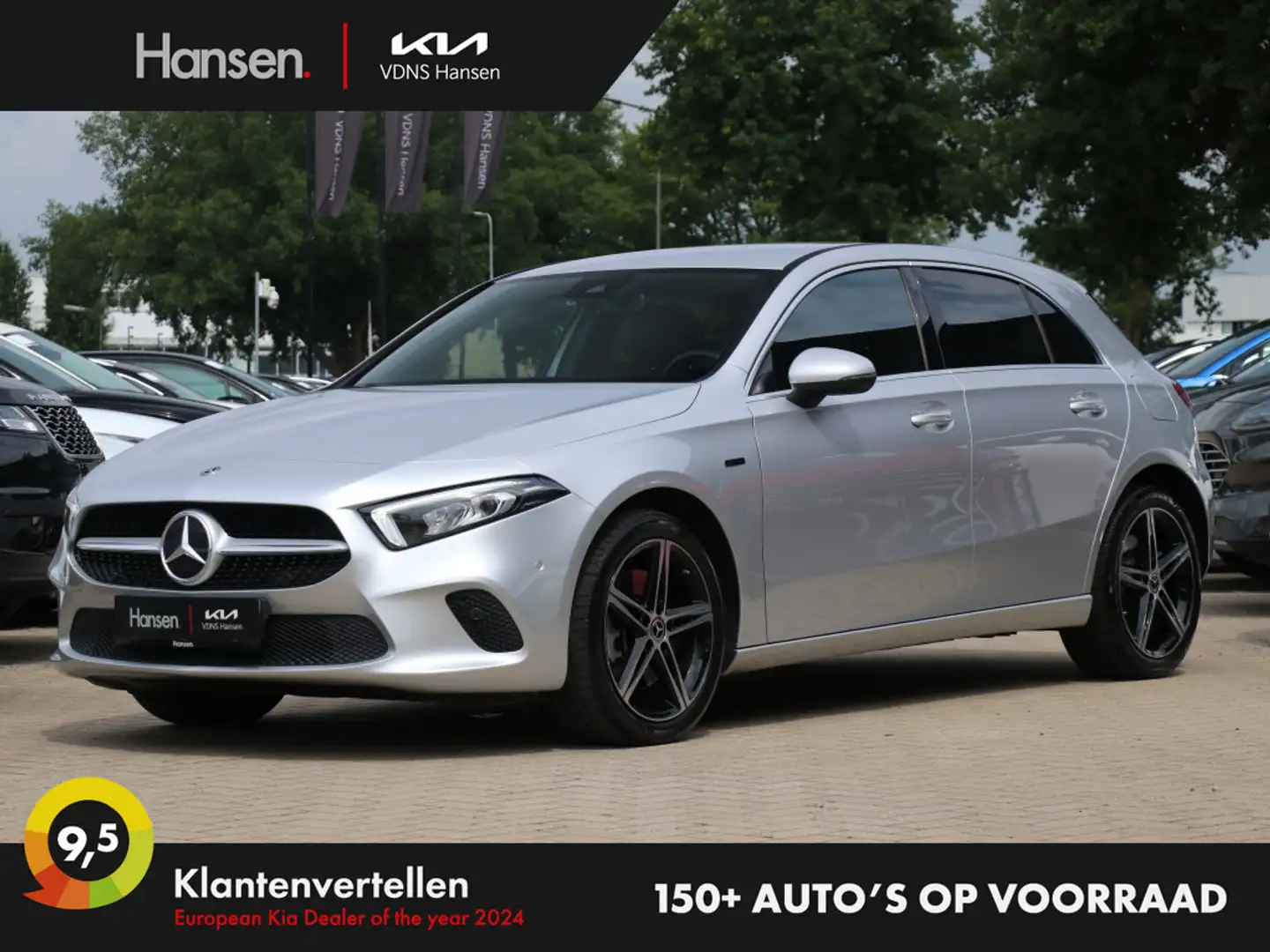Mercedes-Benz A 250 e I LED I Widescreen I Half-leder I Keyless Gris - 1