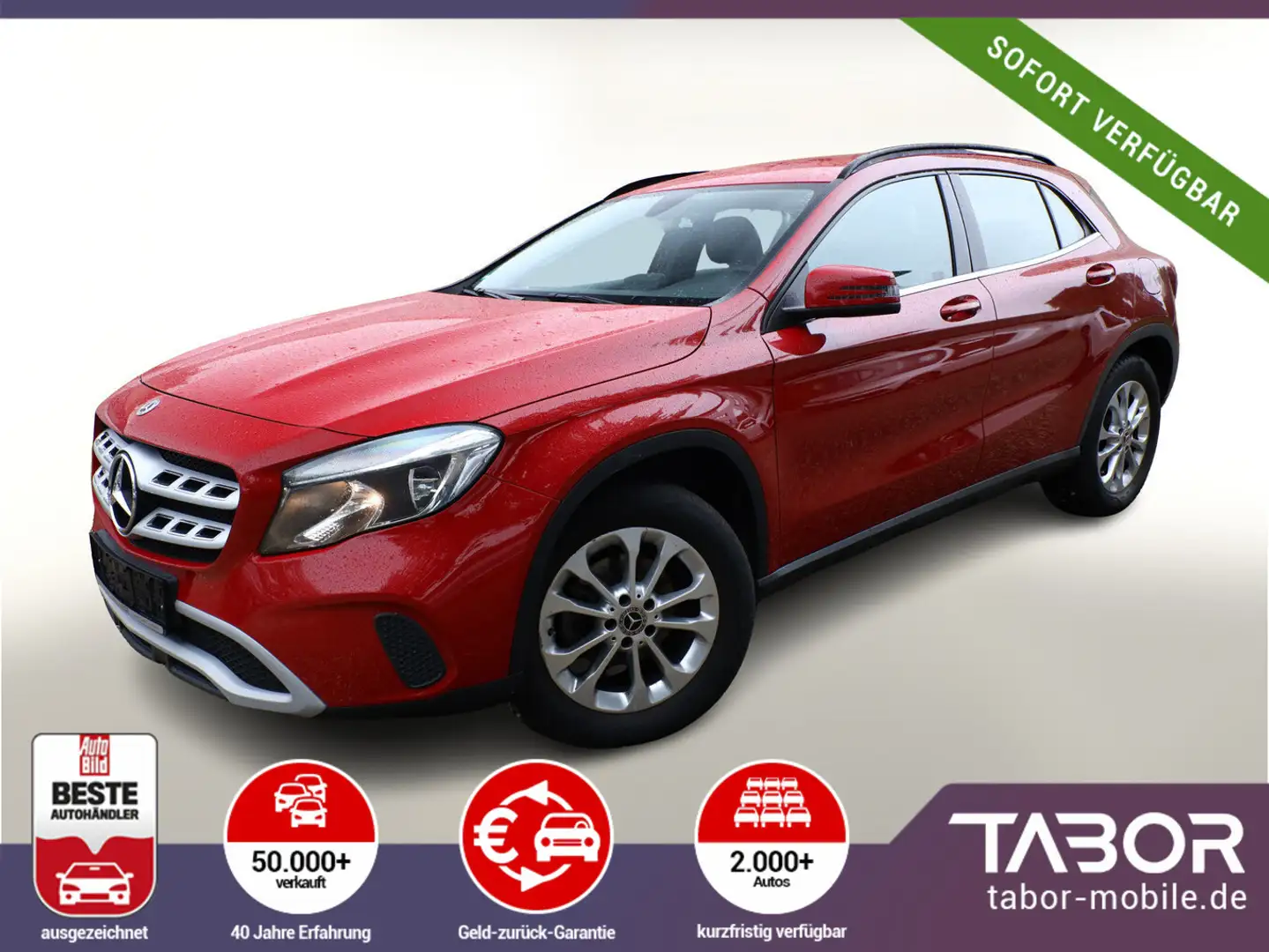 Mercedes-Benz GLA 200 200 DCT Style Klimaaut. Temp 17 Rot - 1