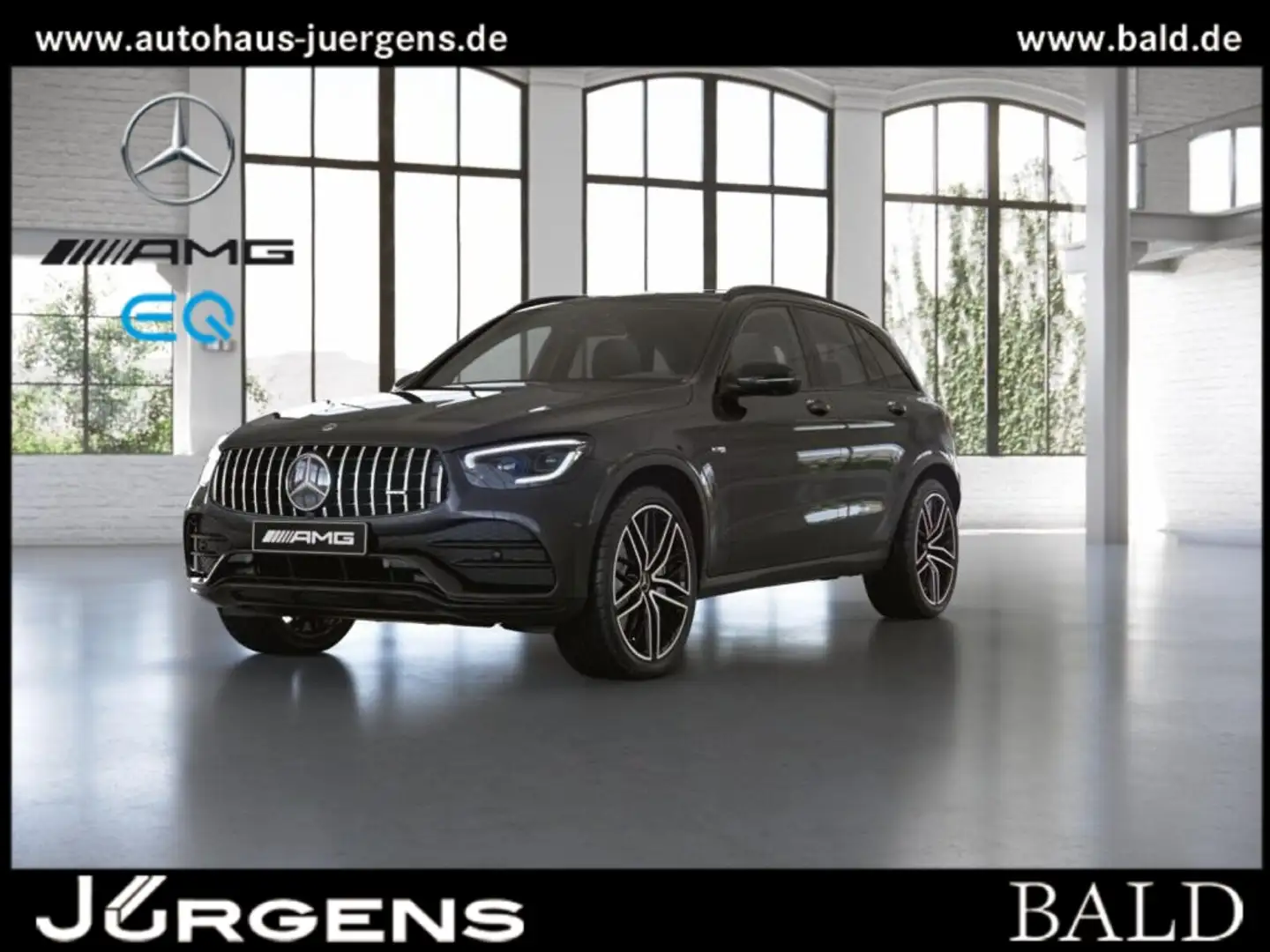 Mercedes-Benz GLC 43 AMG AMG GLC 43 4M Pano/MBeam/AHK/360/Distro/21" Grau - 2