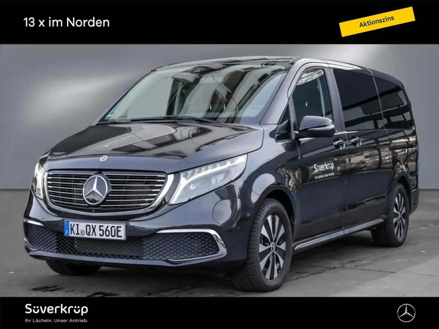 Mercedes-Benz EQV 300 PANO BURMESTER LED DISTR NAVI 360° 7SITZER Grau - 1