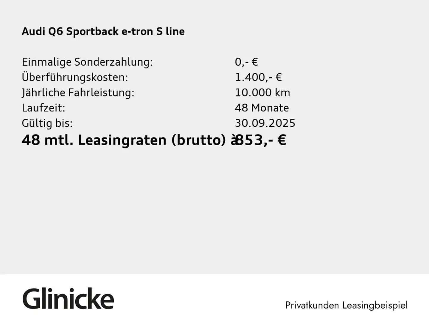 Audi e-tron Q6 Sportback qu. S Line AHK Pano LM21" B&O Grau - 2