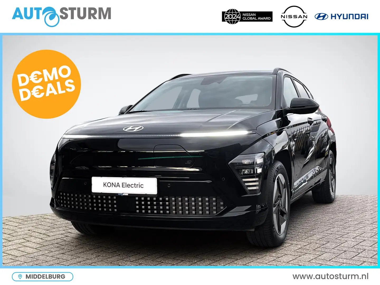 Hyundai KONA Electric Comfort Smart 65.4 kWh Zwart - 1