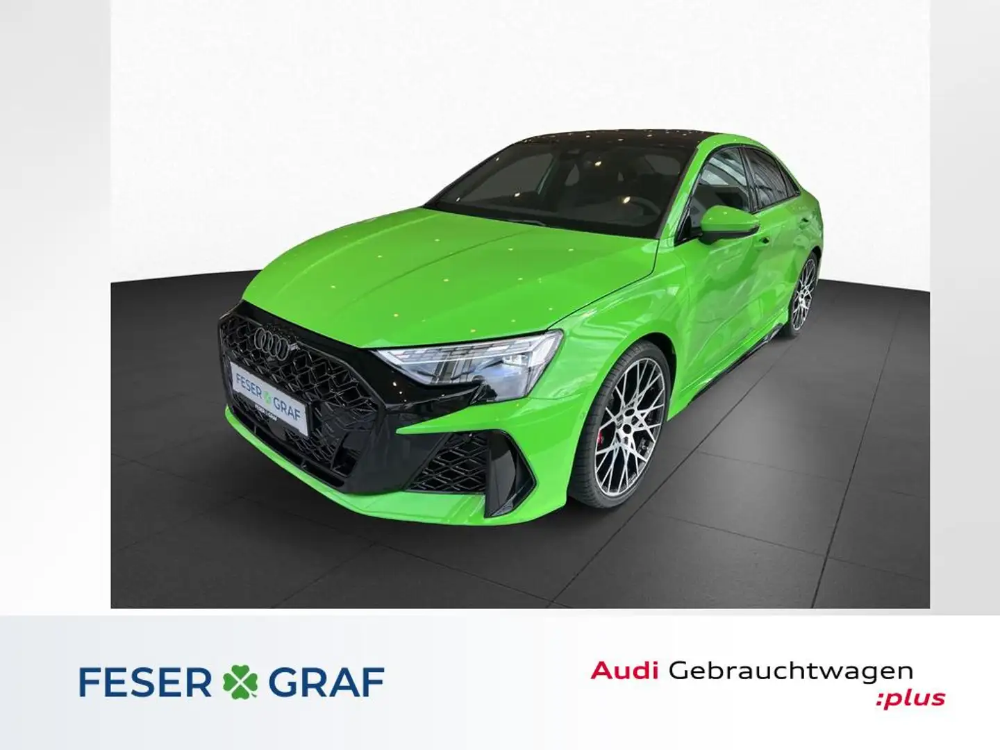 Audi RS3 Limousine 400 PS S tronic MATRIX/PANO/SONOS Grün - 1