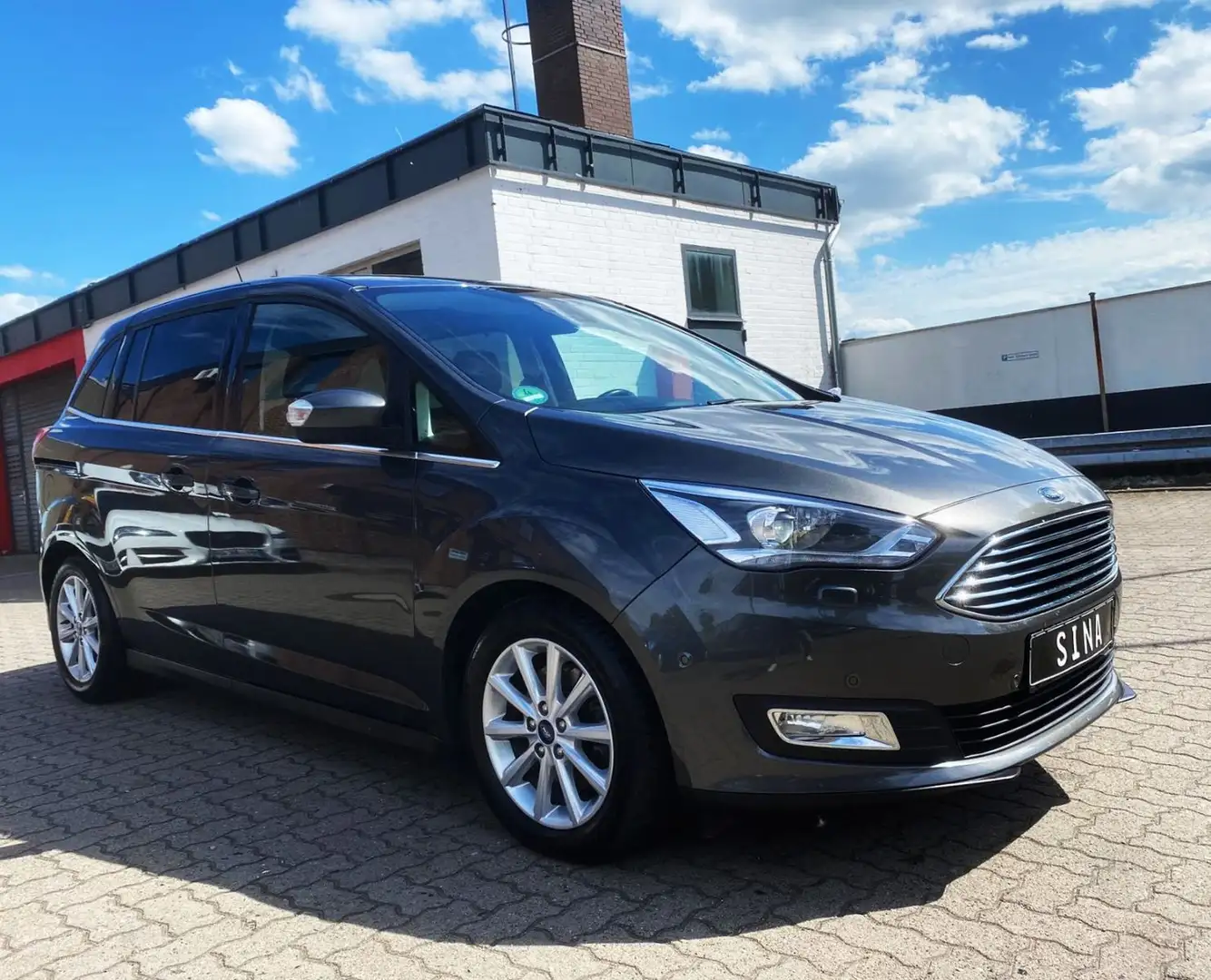 Ford Grand C-Max Grand C-MAX 2.0 TDCI AUTOMATIK*R.KAMERA*ACC*19%* Grau - 2