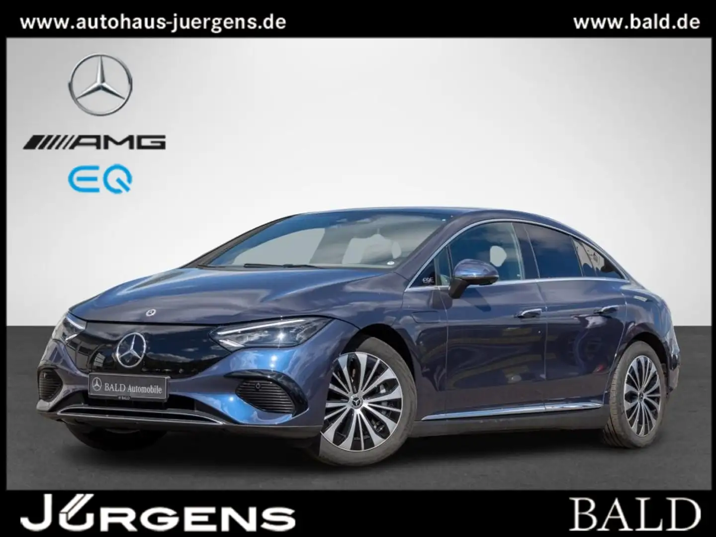 Mercedes-Benz EQE 300 Wide/Digital/Pano/Burm3D/360/HUD/AIR/19" Modrá - 2