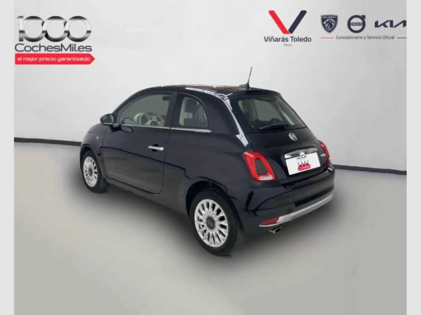 Fiat 500 1.0 Hybrid Dolcevita 52kW Negro - 2