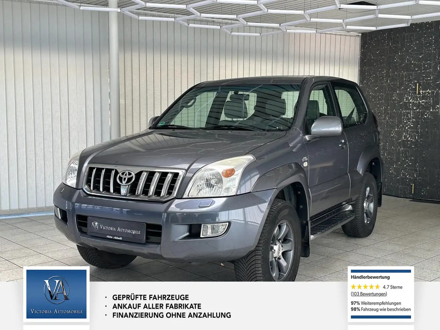 Toyota Land Cruiser 3.0 D-4D Luna 1 Hand. Leder. (besitz 1937) Gris - 1