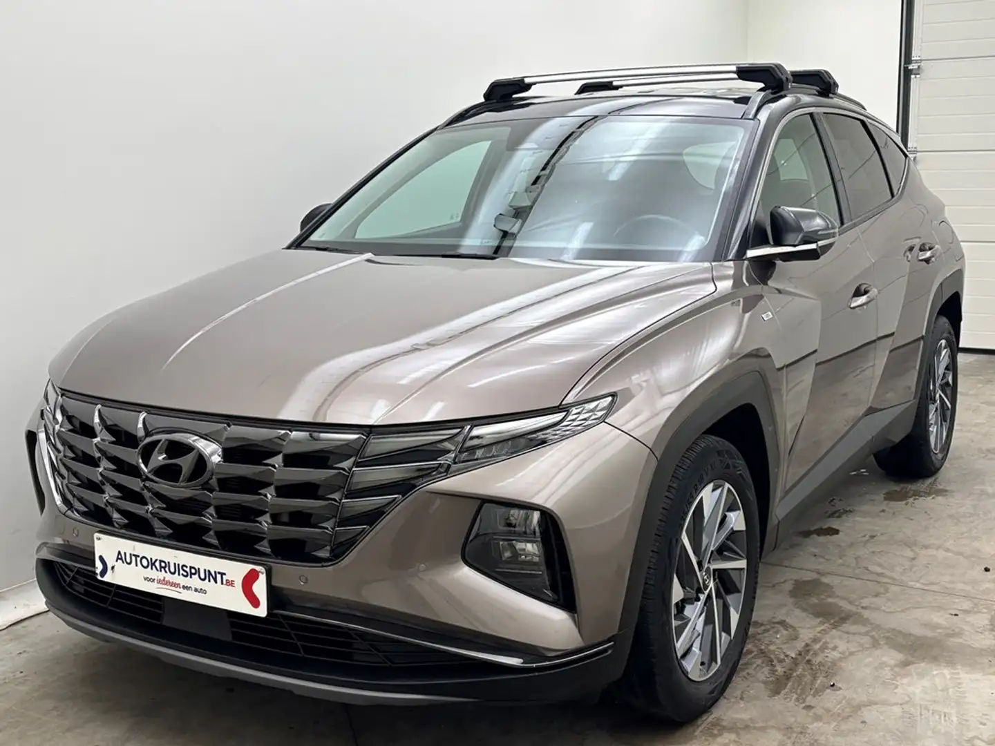 Hyundai TUCSON 1.6CRDi 48v 7DCT GPS Camera Krell Dig.Airco Gris - 1