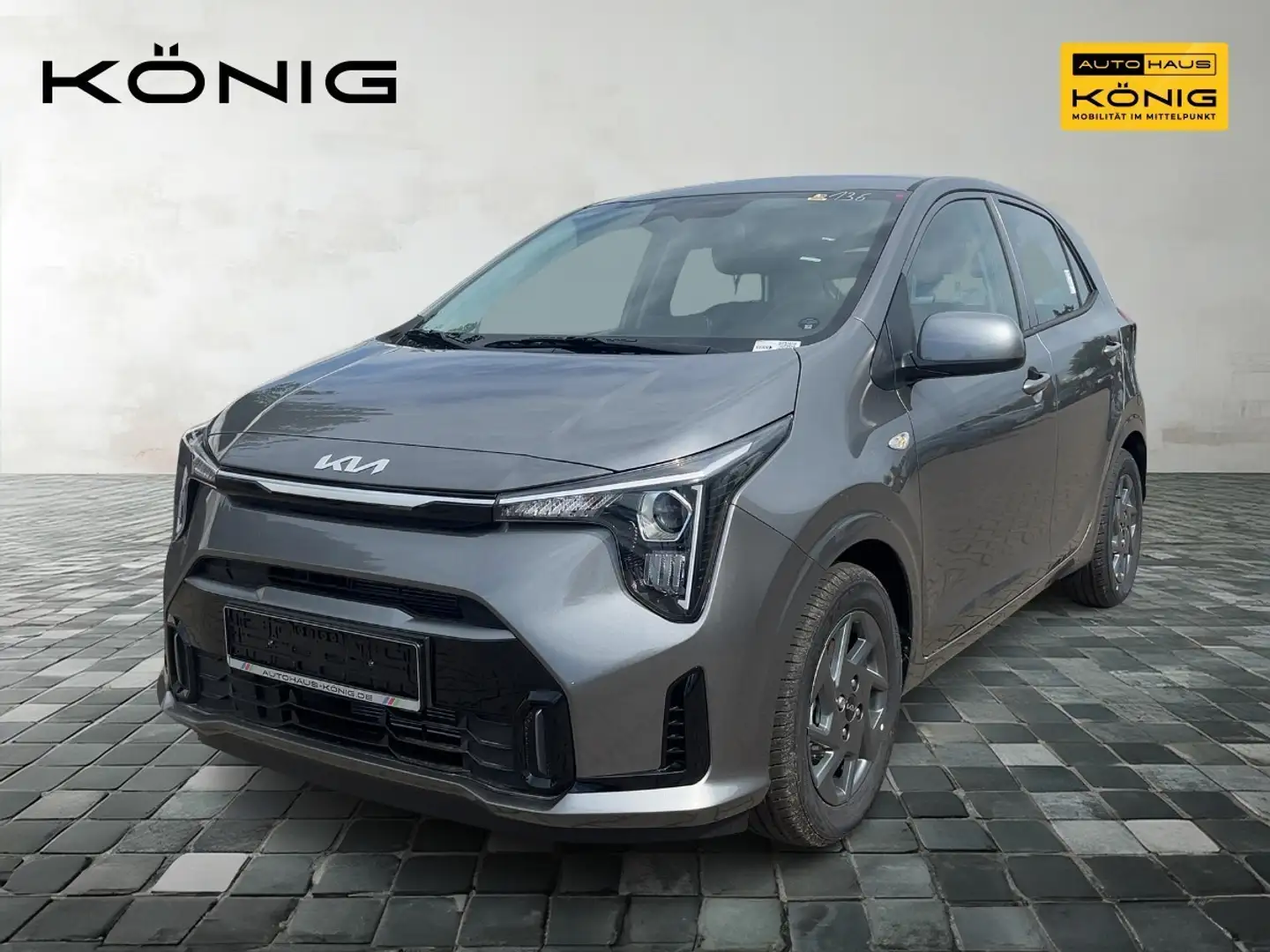 Kia Picanto 1.0 VISION Automatik Navigation Grau - 1