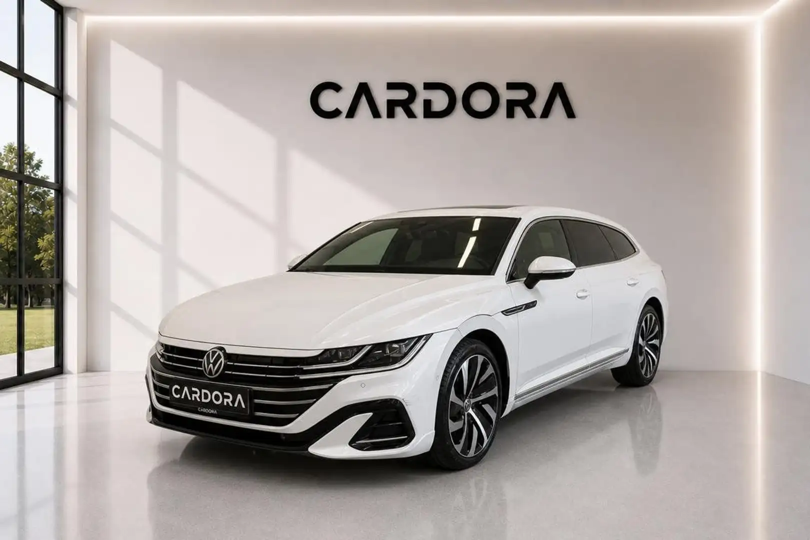 Volkswagen Arteon 1.4 TSI eHybrid R-Line MATRIX*LEDER*SKY*AHK*HEAD- Weiß - 1