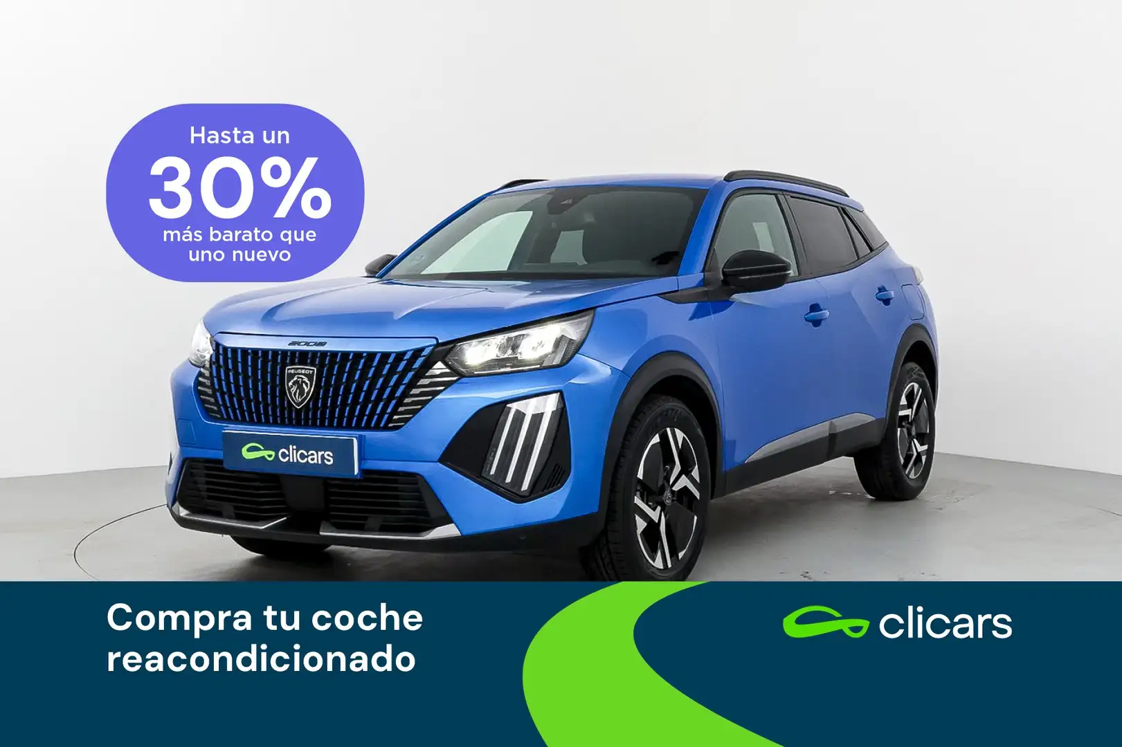 Peugeot 2008 1.2 PureTech S&S Allure 100 Azul - 1