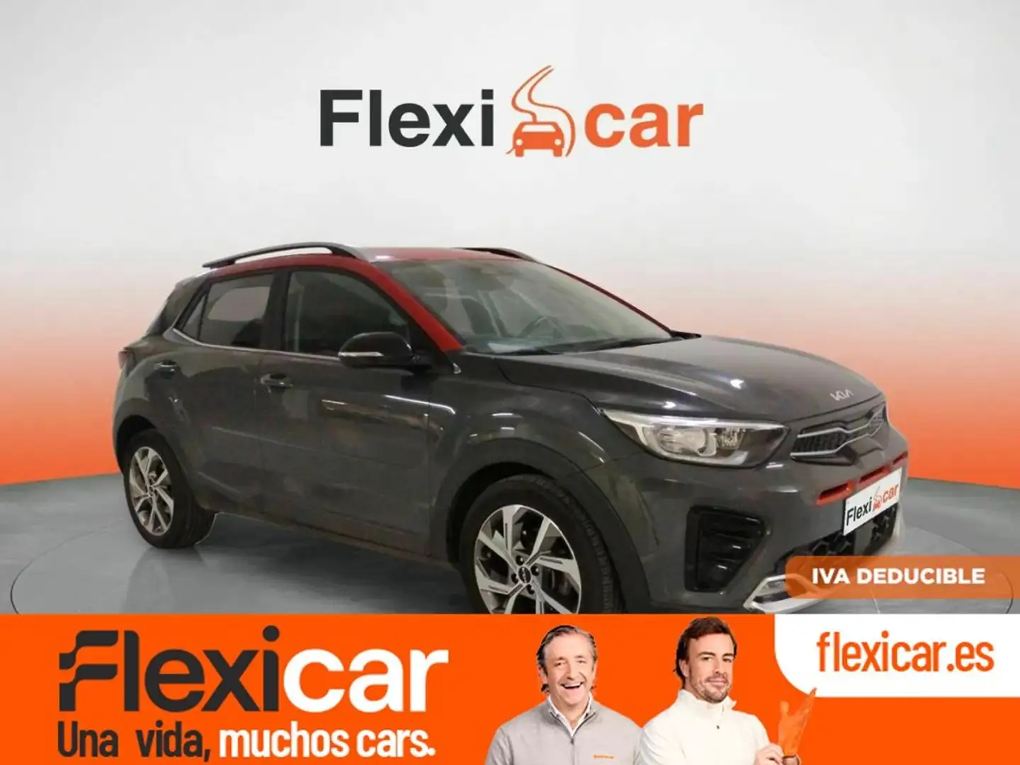 Kia Stonic 1.0 T-GDi 88kW (120CV) MHEV GT Line DCT Gris - 1