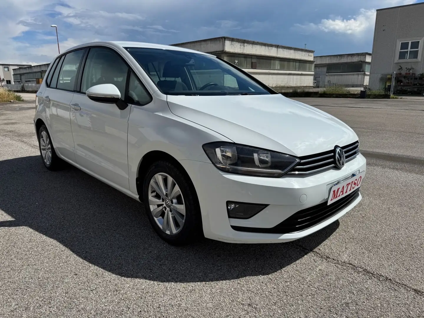 Volkswagen Golf Sportsvan Golf Sportsvan 1.6 TDI 110CV Comfortline BlueMot.T Bianco - 1