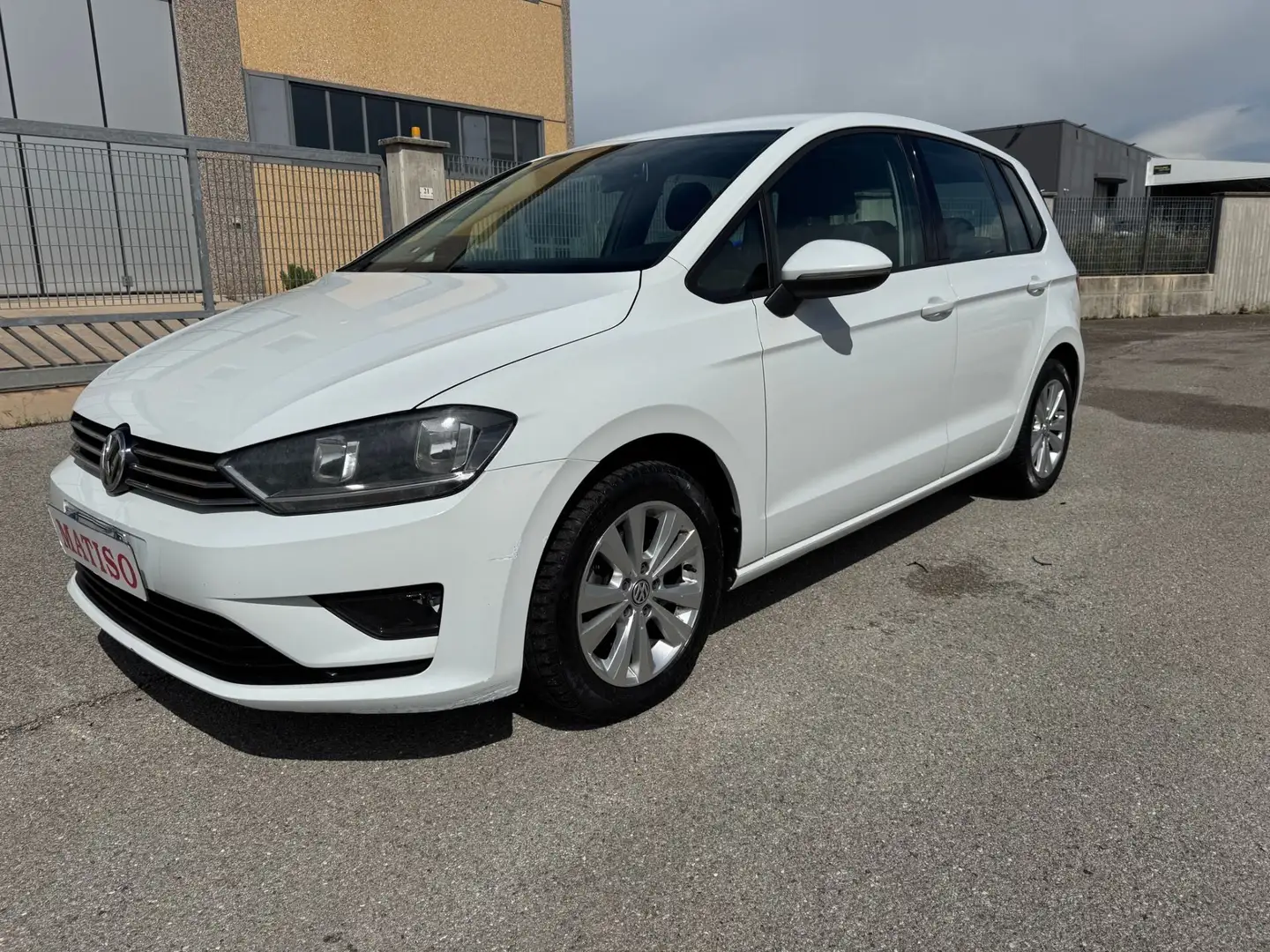 Volkswagen Golf Sportsvan Golf Sportsvan 1.6 TDI 110CV Comfortline BlueMot.T Bianco - 2