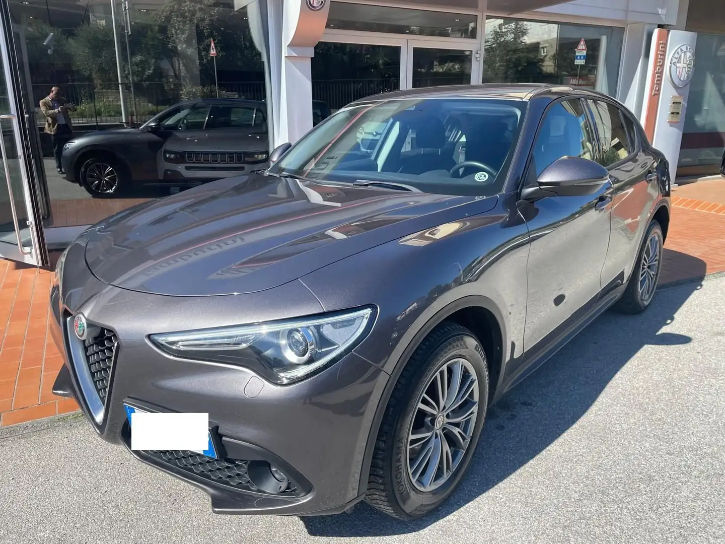 Alfa Romeo Stelvio Stelvio 2.2 Turbodiesel 210 CV AT8 Q4 Business Grigio - 2
