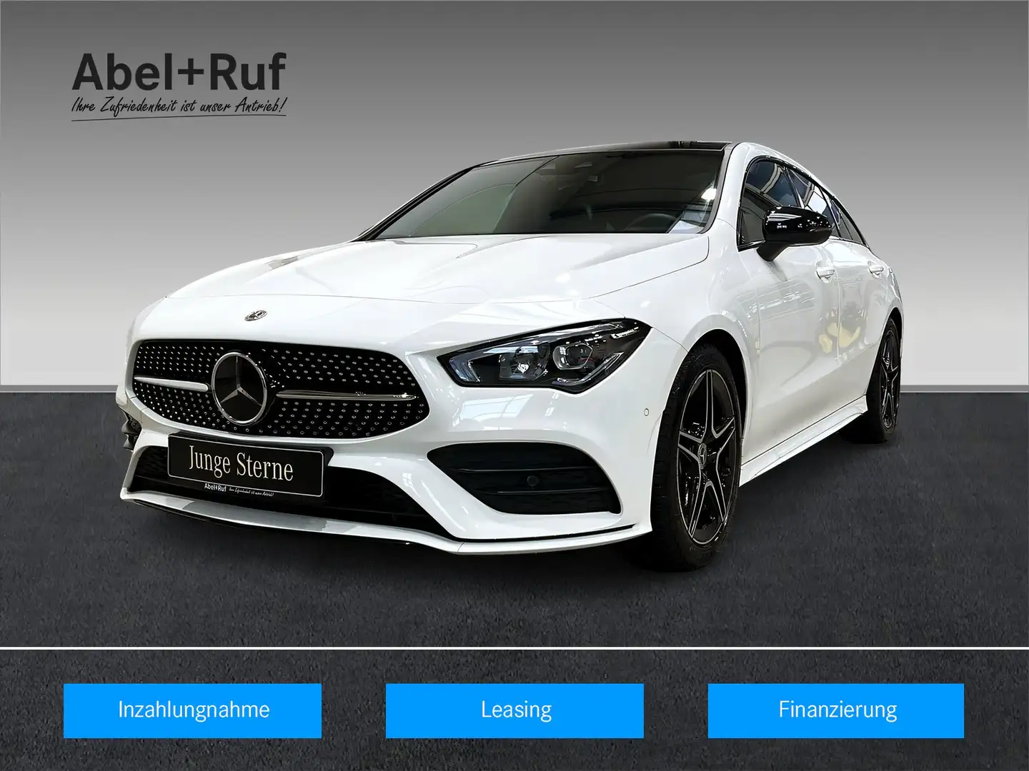 Mercedes-Benz CLA 200 SB AMG+DISTRO+Panorama+Ambiente+DAB Blanc - 1