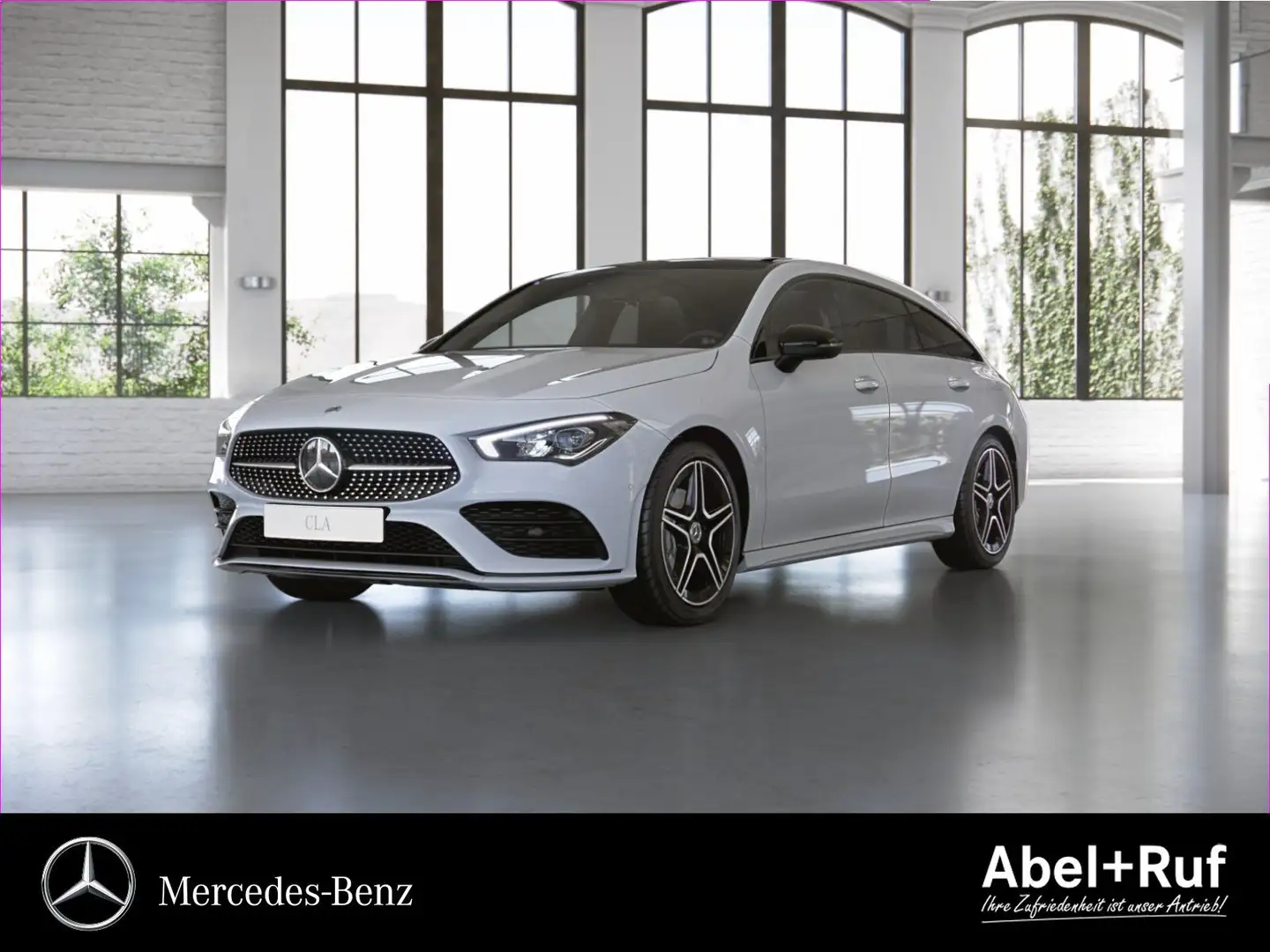 Mercedes-Benz CLA 200 SB AMG+DISTRO+Panorama+Ambiente+DAB Weiß - 1