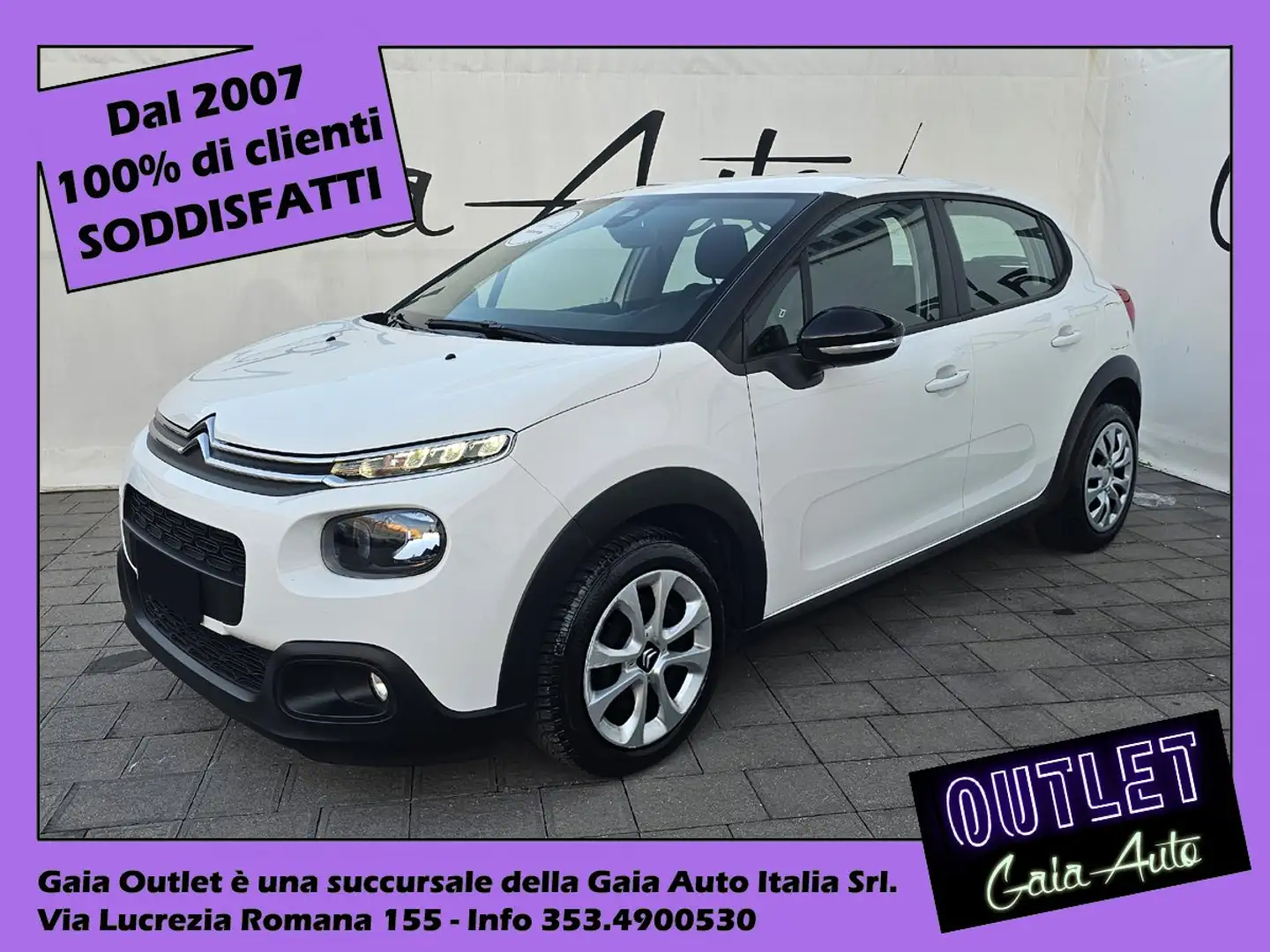 Citroen C3 1.2 puretech Feel s NEOPATENTATI Blanc - 1