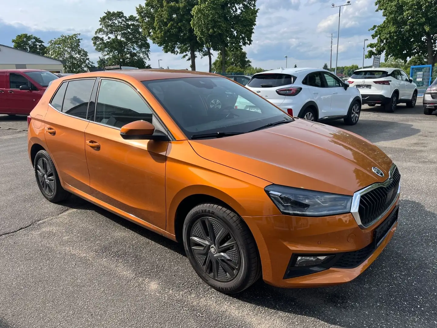 Skoda Fabia 1,0 TSI*Style Plus* Klimaaut./PDC/1.Hd/Alu Orange - 2