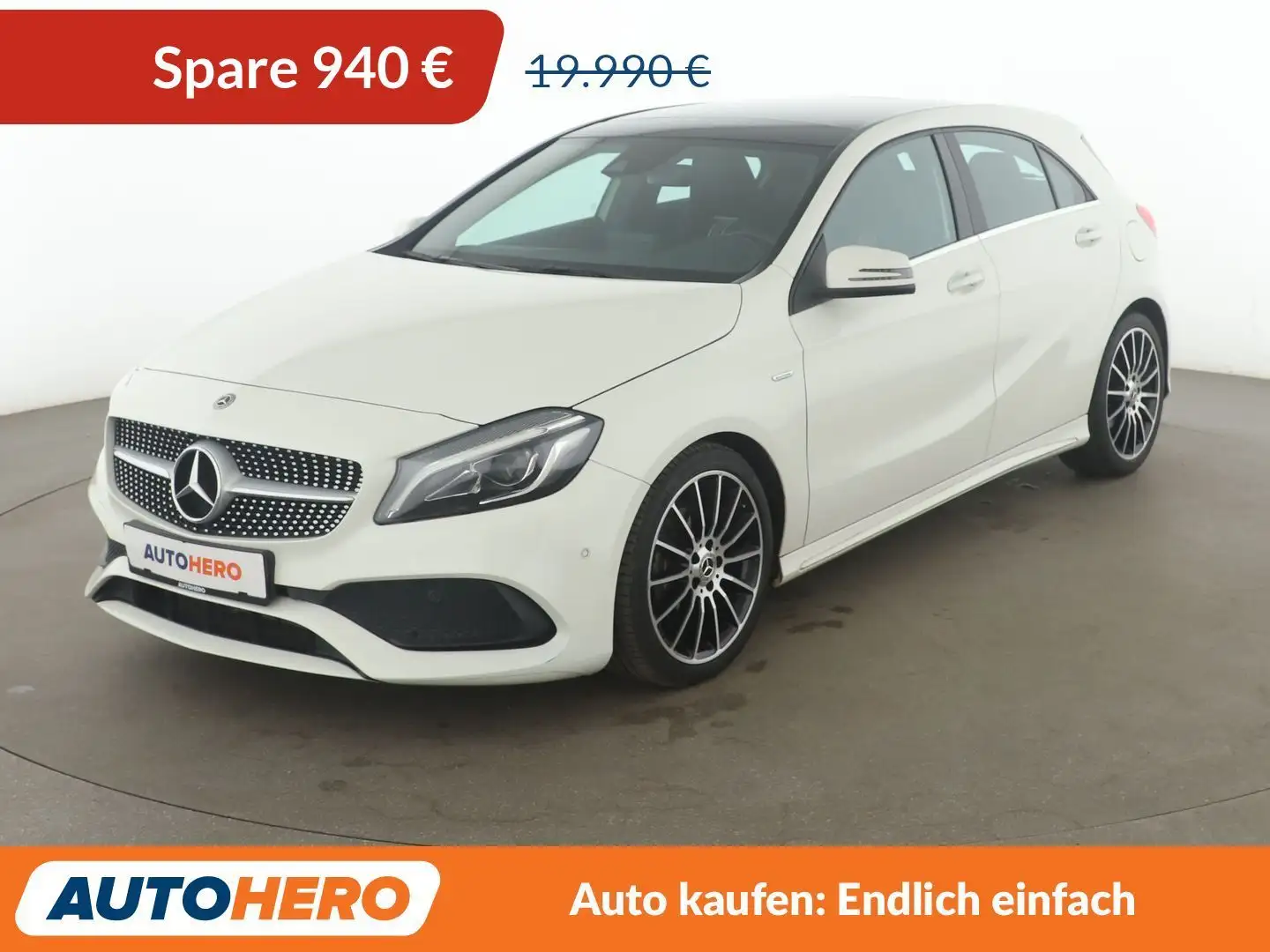 Mercedes-Benz A 180 BlueEfficiency AMG Sport Aut.LED*NAVI*TEMPO*PDC* Weiß - 1