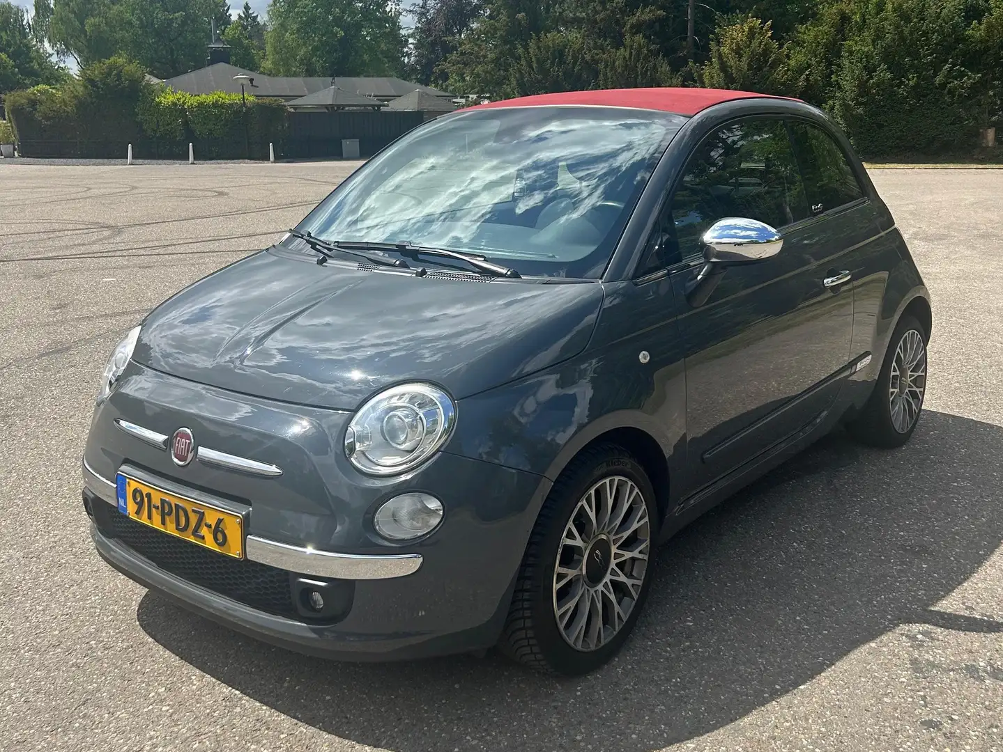 Fiat 500C 500 0.9 TwinAir turbo cabrio Gris - 1