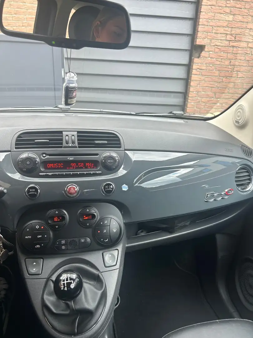 Fiat 500C 500 0.9 TwinAir turbo cabrio Grijs - 2