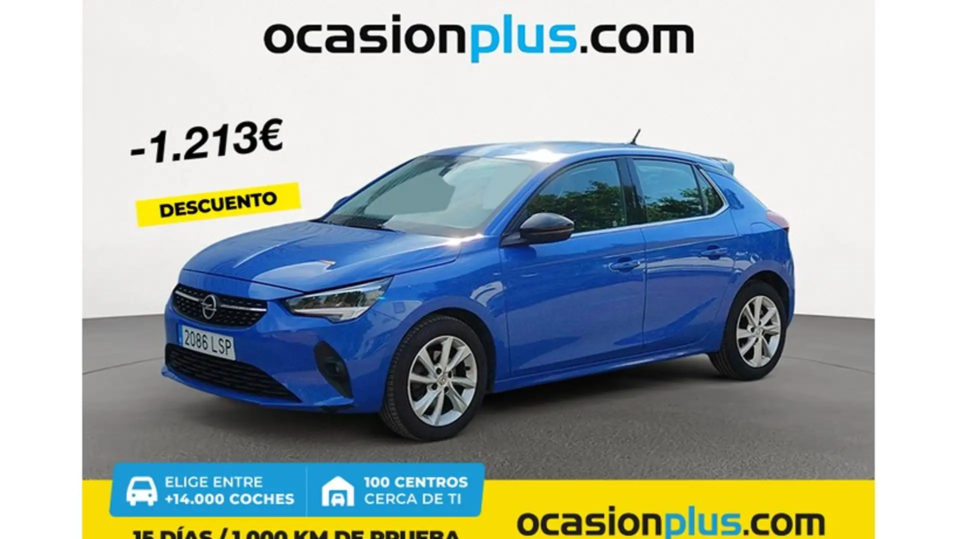 Opel Corsa 1.2T XHT S/S Elegance AT8 100 Bleu - 1