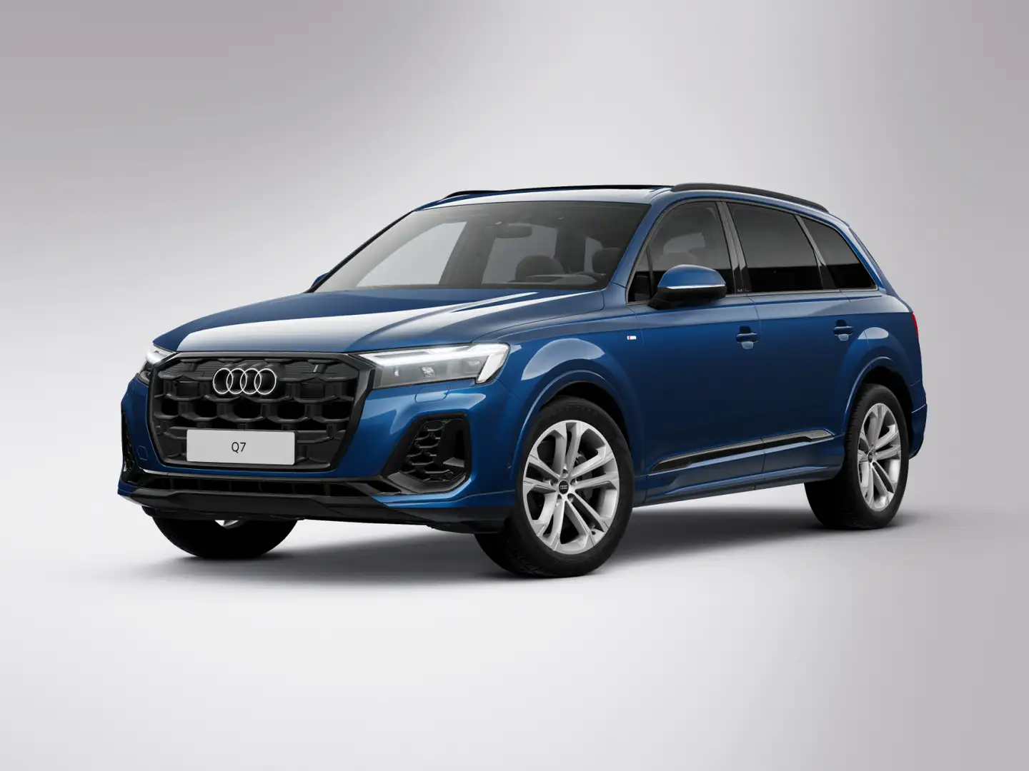 Audi Q7 SUV S line 55 TFSI quattro 250(340) kW(PS) ti Blau - 2