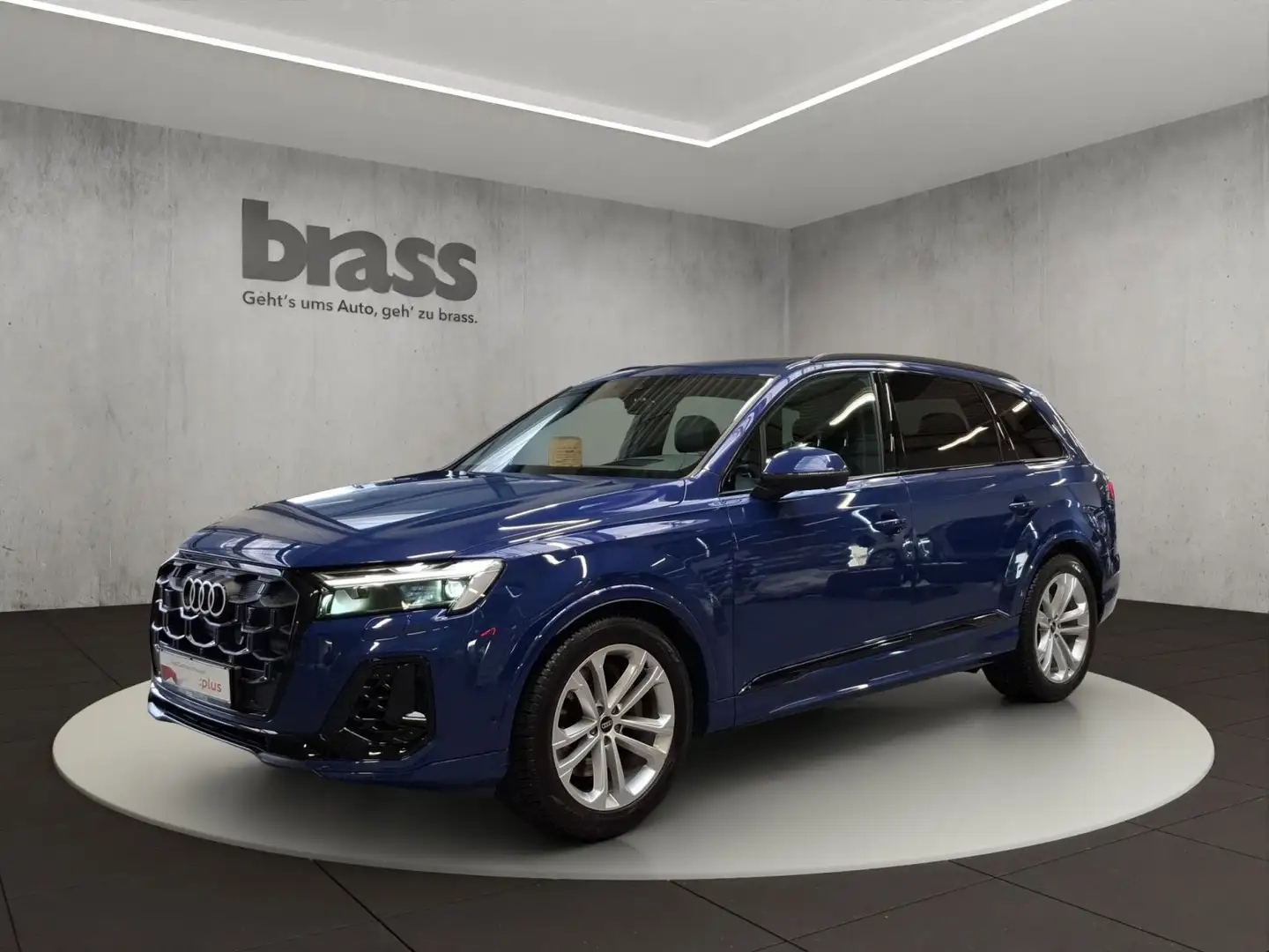 Audi Q7 SUV S line 55 TFSI quattro 250(340) kW(PS) ti Blau - 2