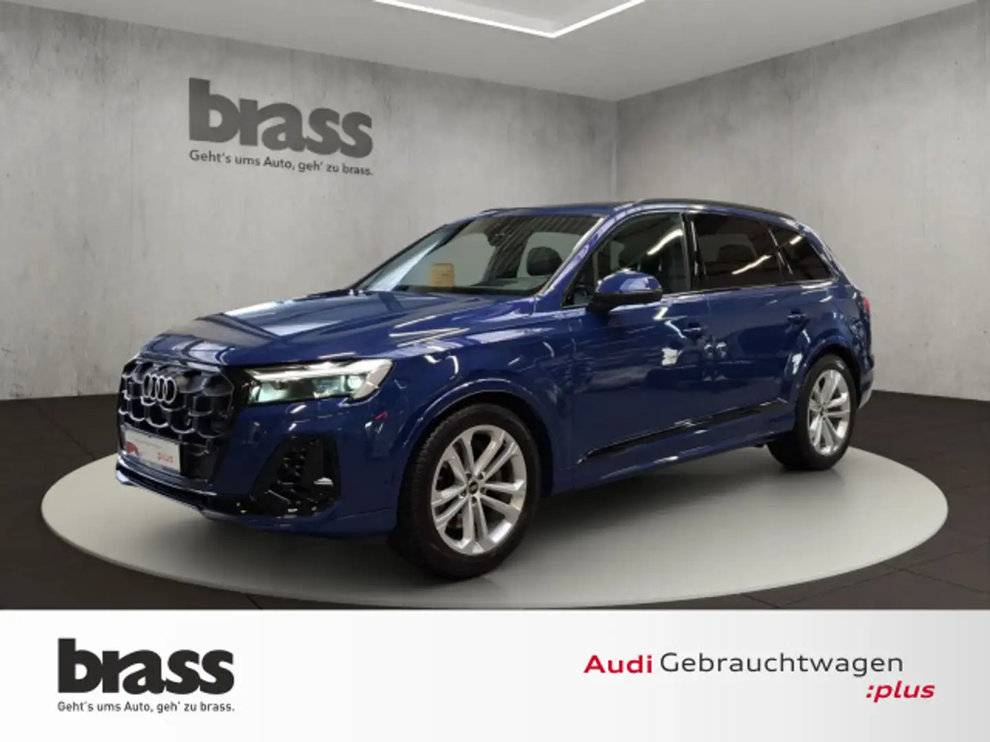 Audi Q7 SUV S line 55 TFSI quattro 250(340) kW(PS) ti Blau - 1
