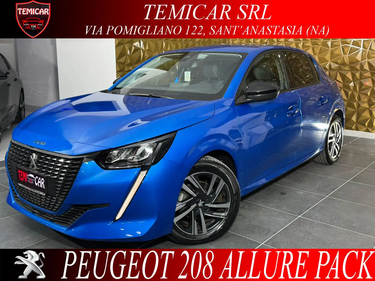 Peugeot 208 208 1.2 puretech Allure s Bleu - 1