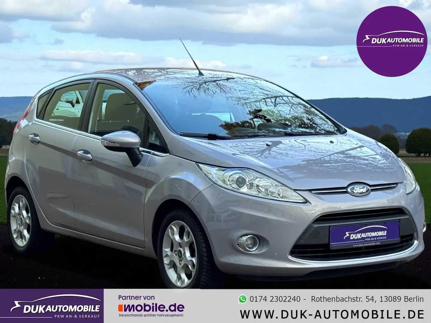 Ford Fiesta Titanium *Klima*1.Hand* Argent - 1