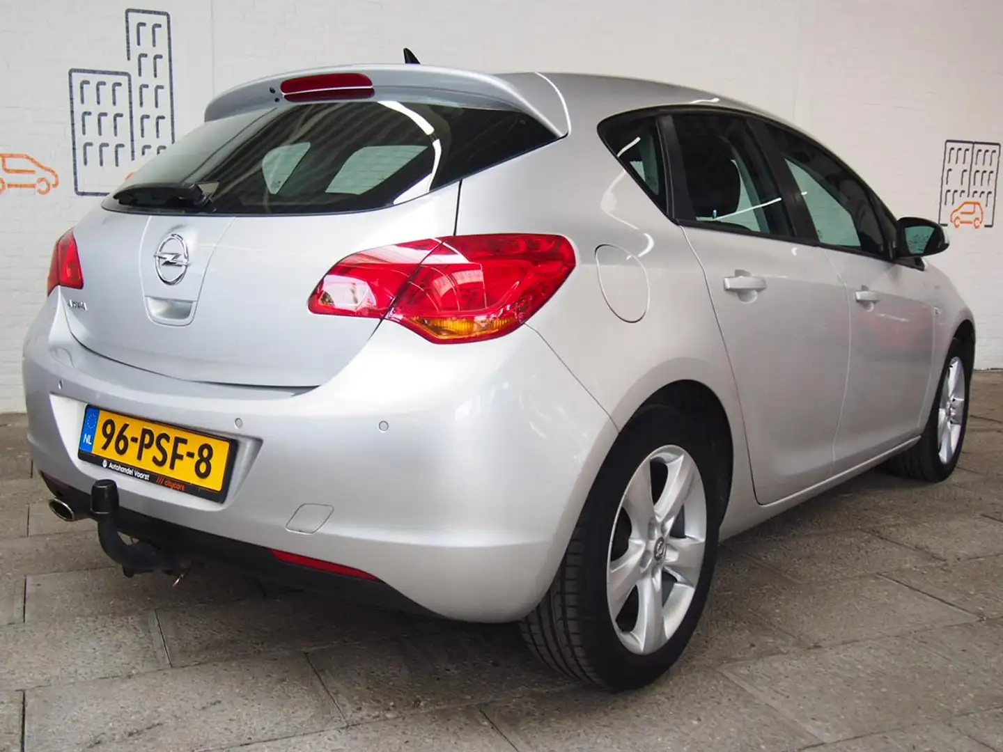 Opel Astra 1.4 Turbo Edition (APK:Nieuw) Incl.Garantie Grijs - 2