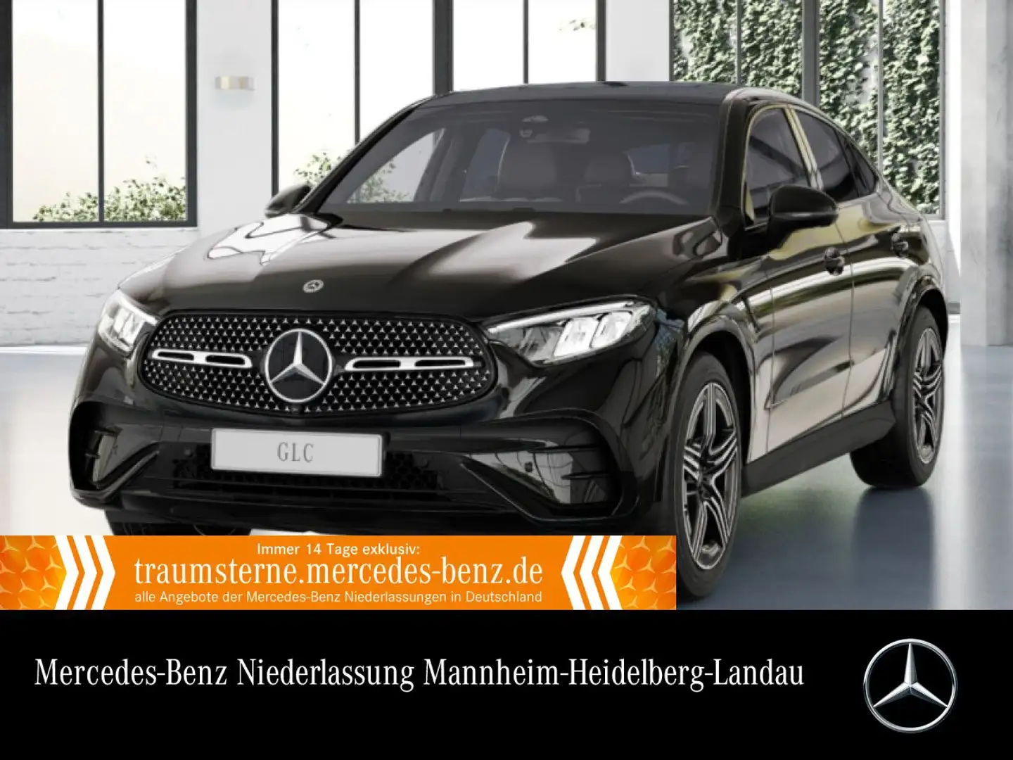 Mercedes-Benz GLC 220 d 4M AMG+NIGHT+PANO+360+AHK+LED+TOTW+9G Zwart - 1