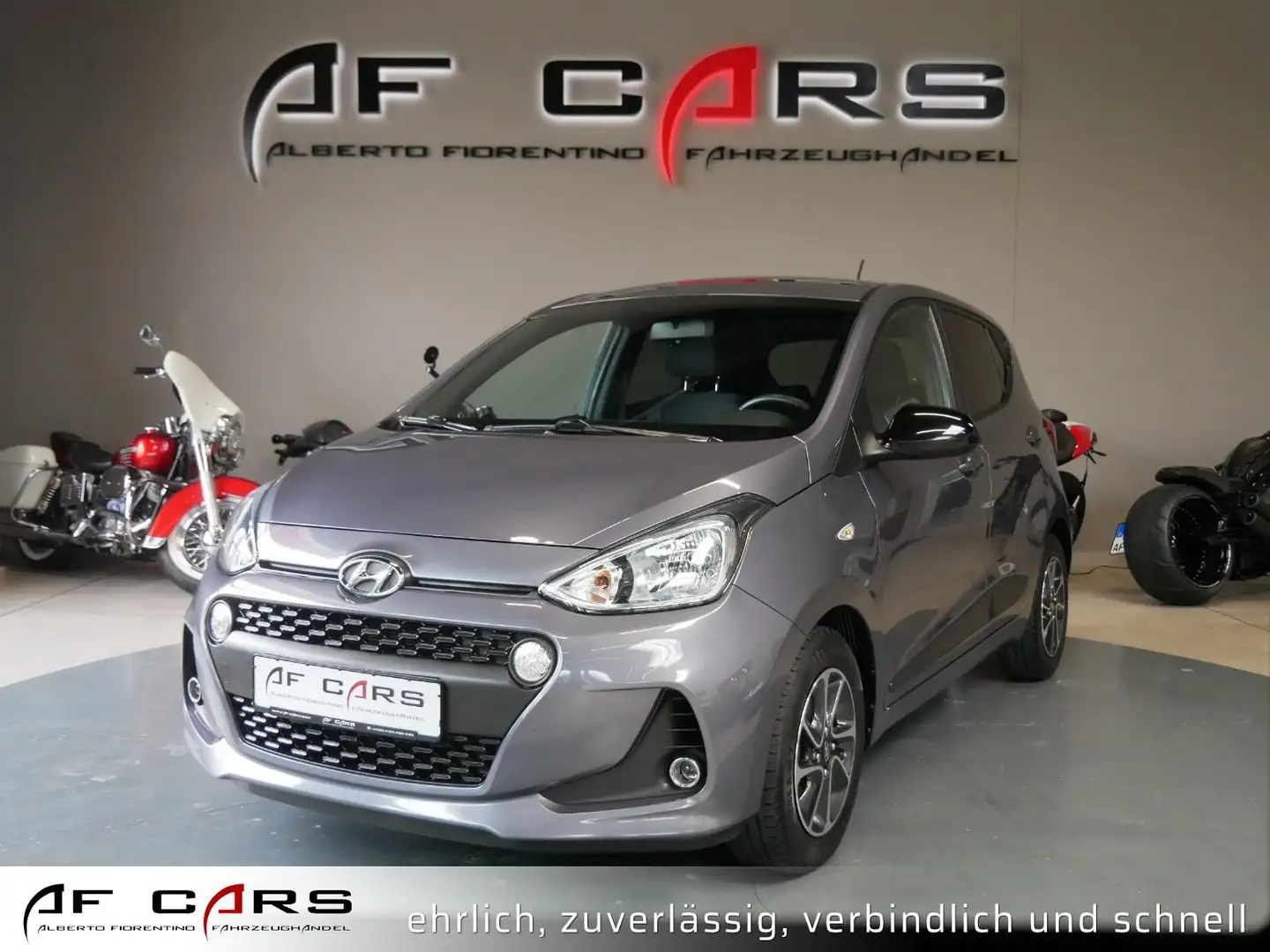 Hyundai i10 Passion DAB Klima Scheckheft gepflegt Gris - 1