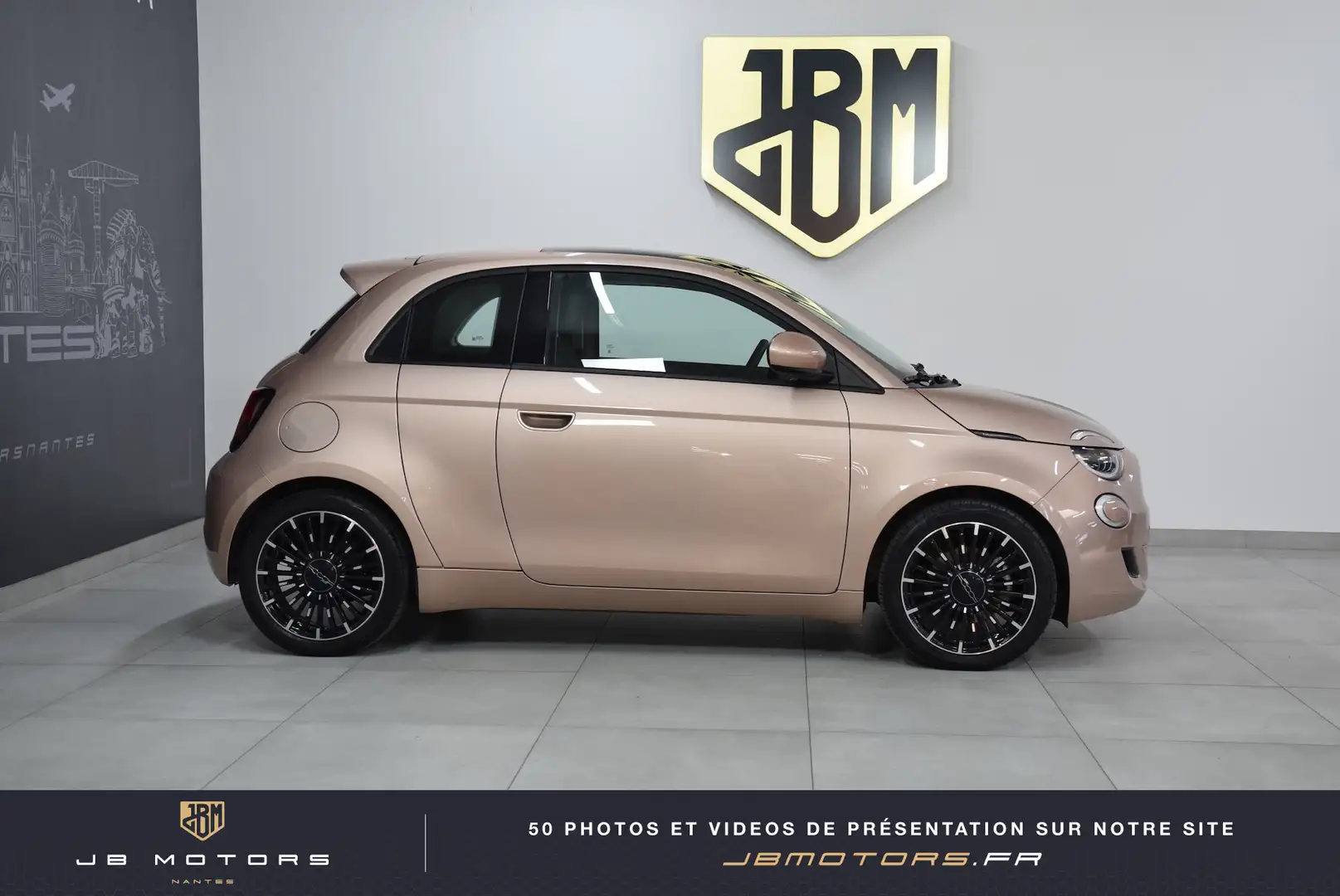 Fiat 500e 500 e 118 ch Icone Plus Toit panoramique Full LED Rouge - 2