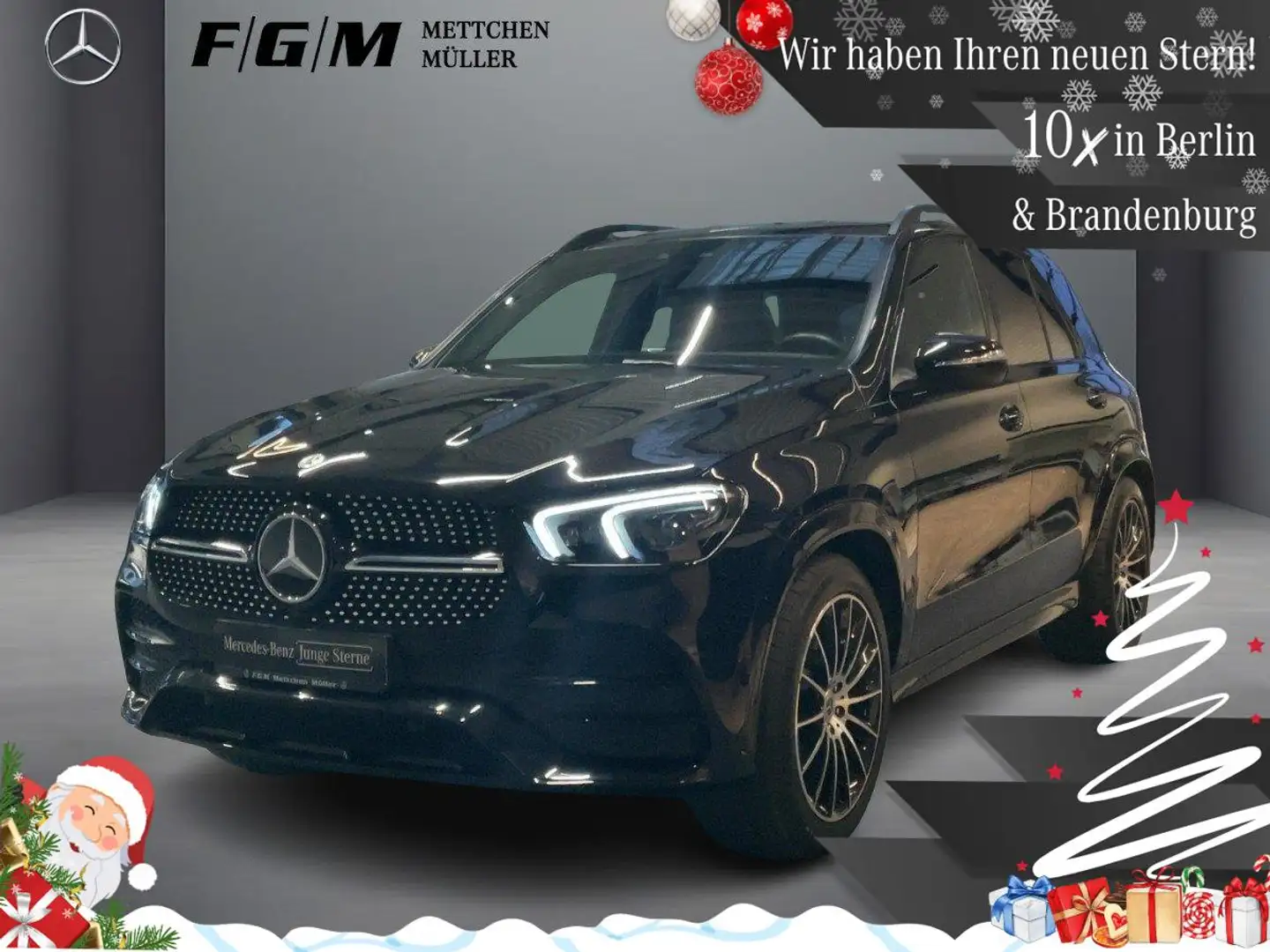 Mercedes-Benz GLE 400 d 4M AMG-Line Burm|MBeam|S-Dach|Standhz Schwarz - 1