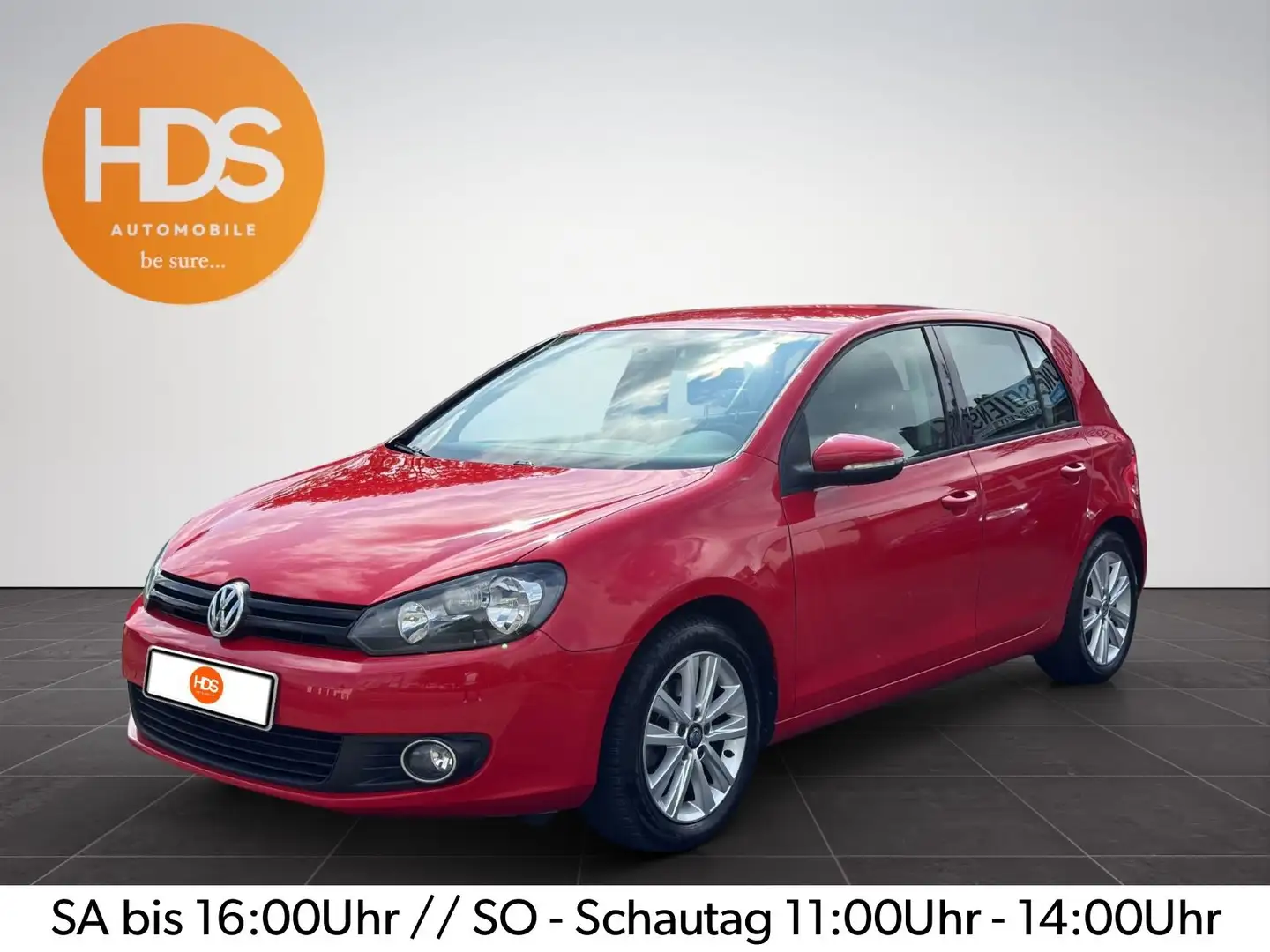 Volkswagen Golf VI Trendline *Klima *Tüv Neu * Service Neu Czerwony - 1