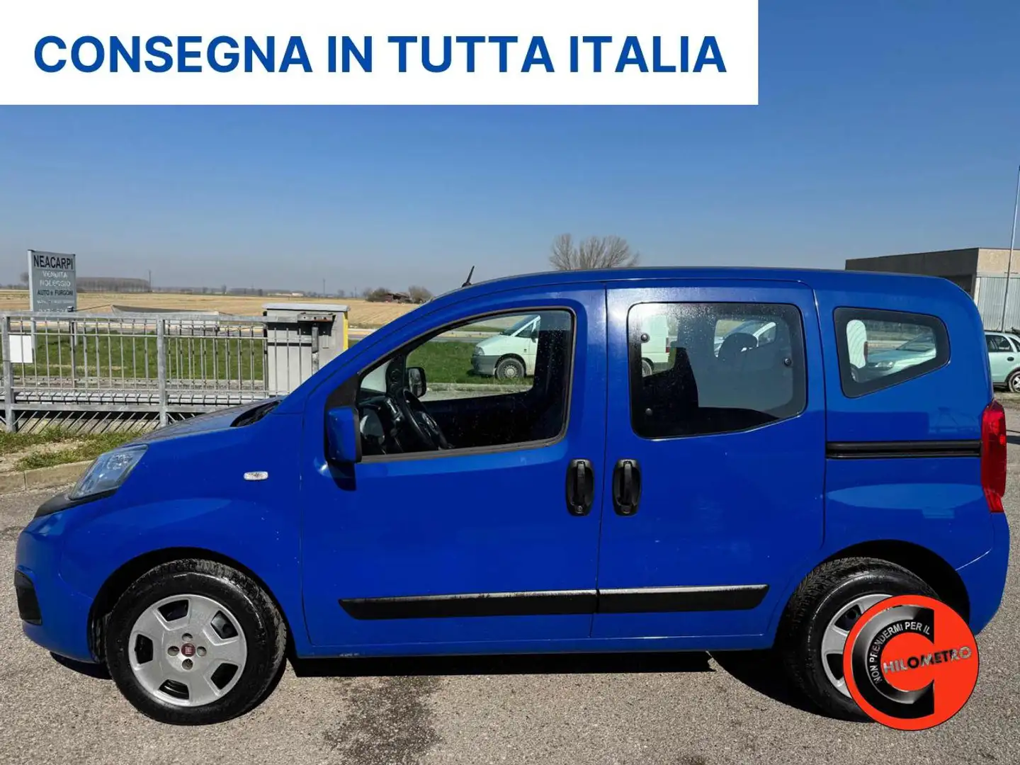 Fiat Qubo FURGONE+IVA 4 POSTI 1.3 MJT 95 CV N1-E6D-BLUETOOTH Синій - 2