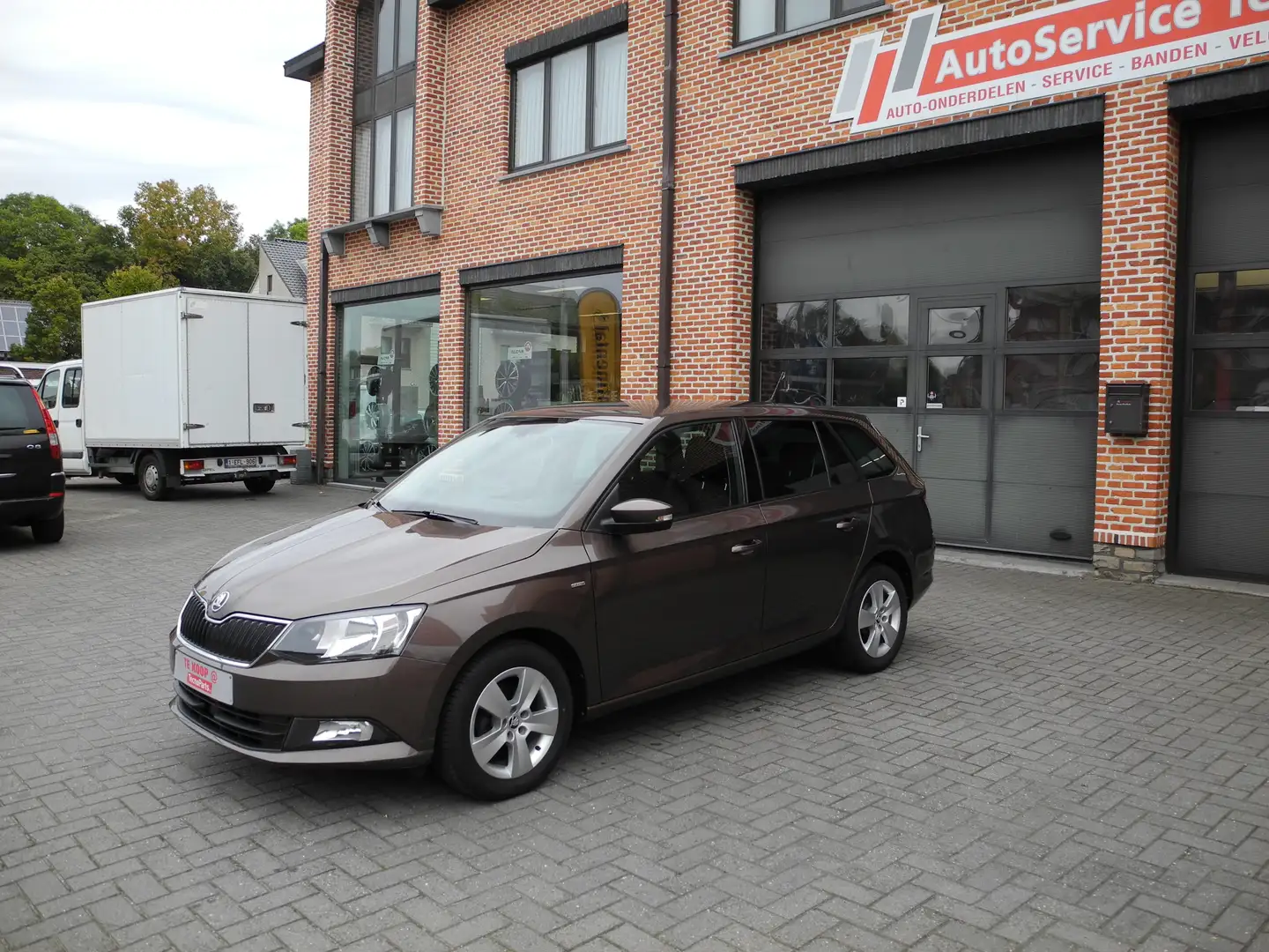 Skoda Fabia Fabia Combi 1.0 TSI Clever*gps*pdc*airco*garantie Bruin - 2