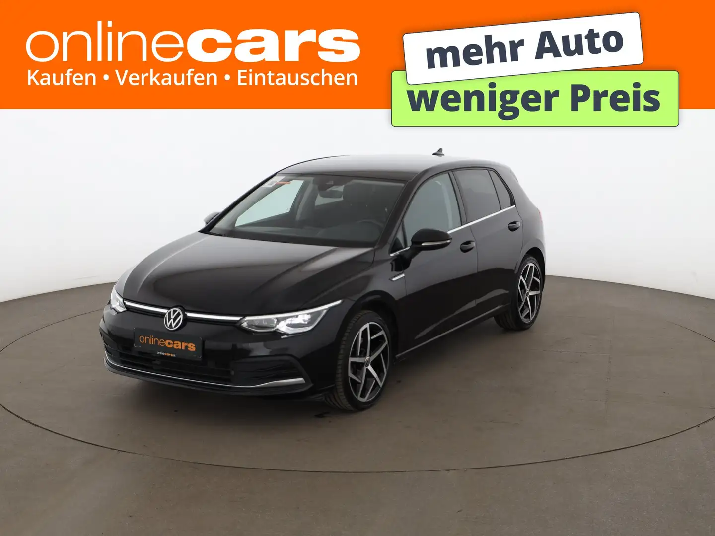 Volkswagen Golf VIII 1.5 eTSI Style Aut LED RADAR NAVI R-CAM Schwarz - 1