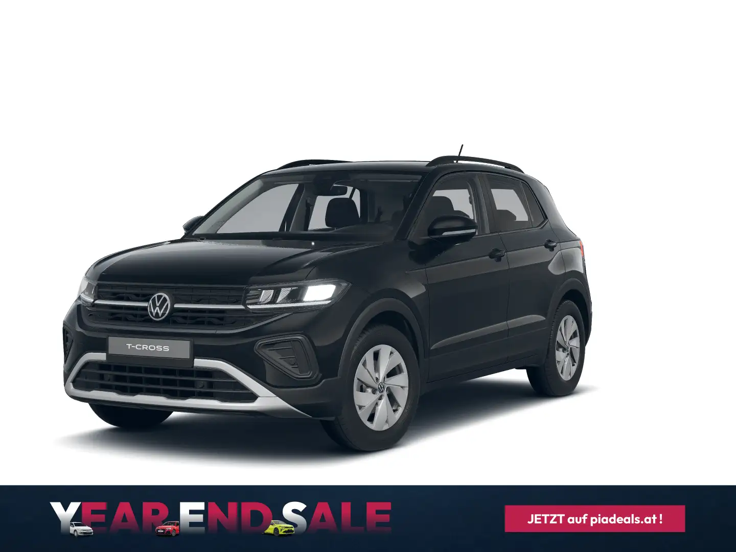 Volkswagen T-Cross 4Me TSI Schwarz - 1