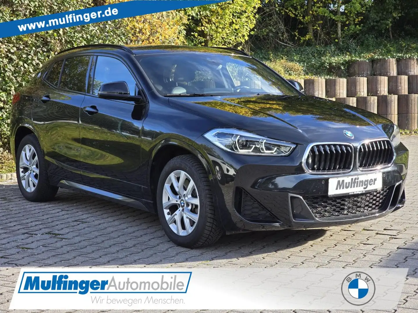 BMW X2 0i M Sport HUD DrivA.Ad-Fahrw.Navi+Leas.299 Schwarz - 1