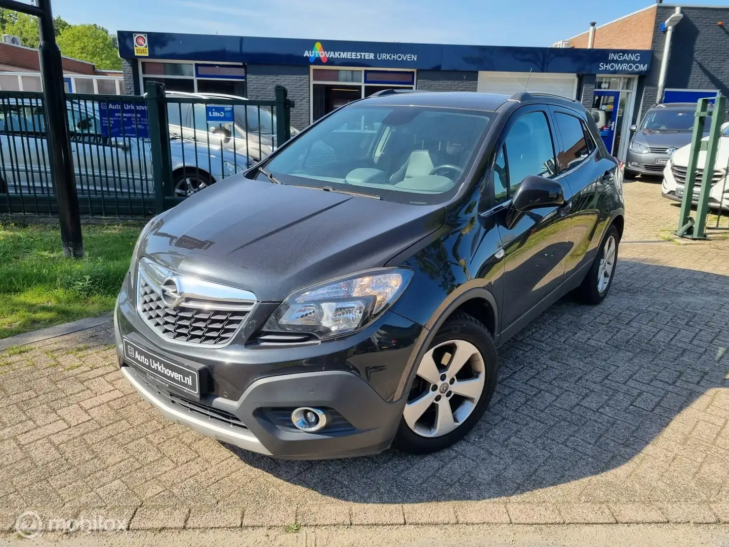 Opel Mokka 1.4 T vol-leder,navi,6-24 mnd garantie mogelijk Zwart - 1