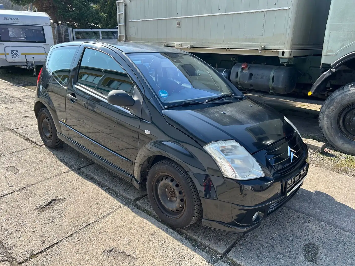 Citroen C2 1.4 SensoDrive VTR mit Halb Automatik Negro - 1
