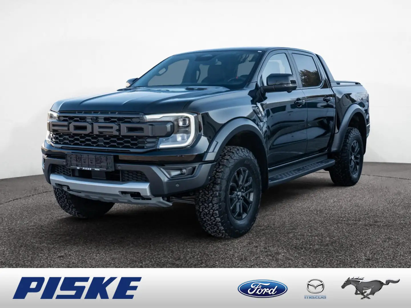 Ford Ranger Raptor Doka Raptor-Paket AHK ACC B&O Zwart - 1