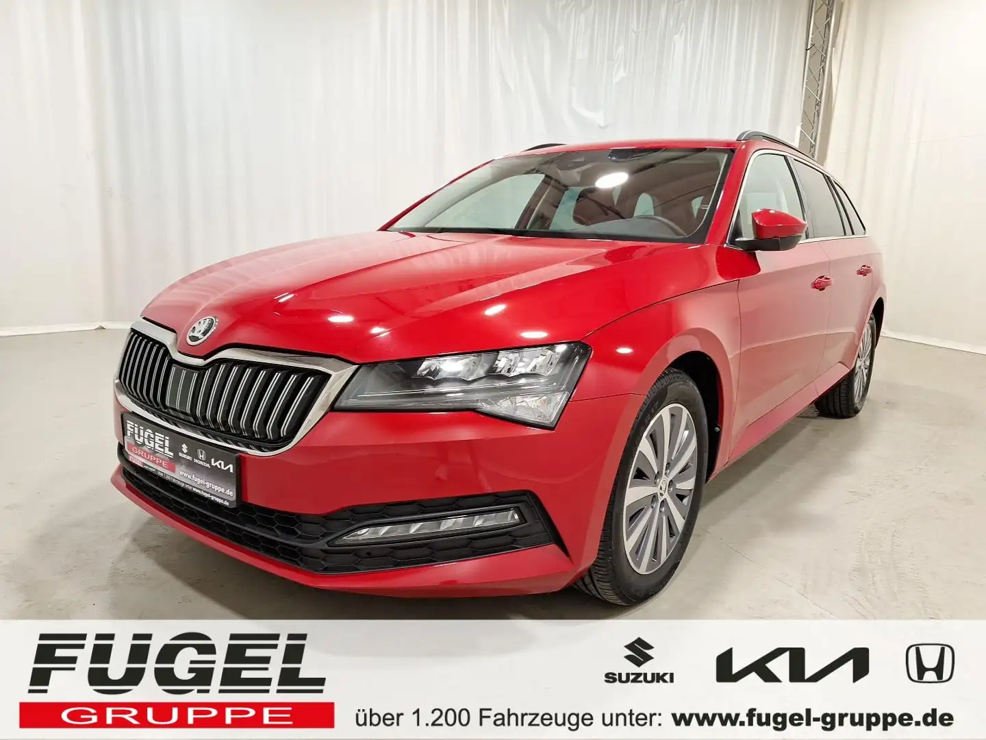 Skoda Superb 2.0 TDI DSG Ambition LED|virt.Cock.|Navi|Sound|AHK Rot - 1