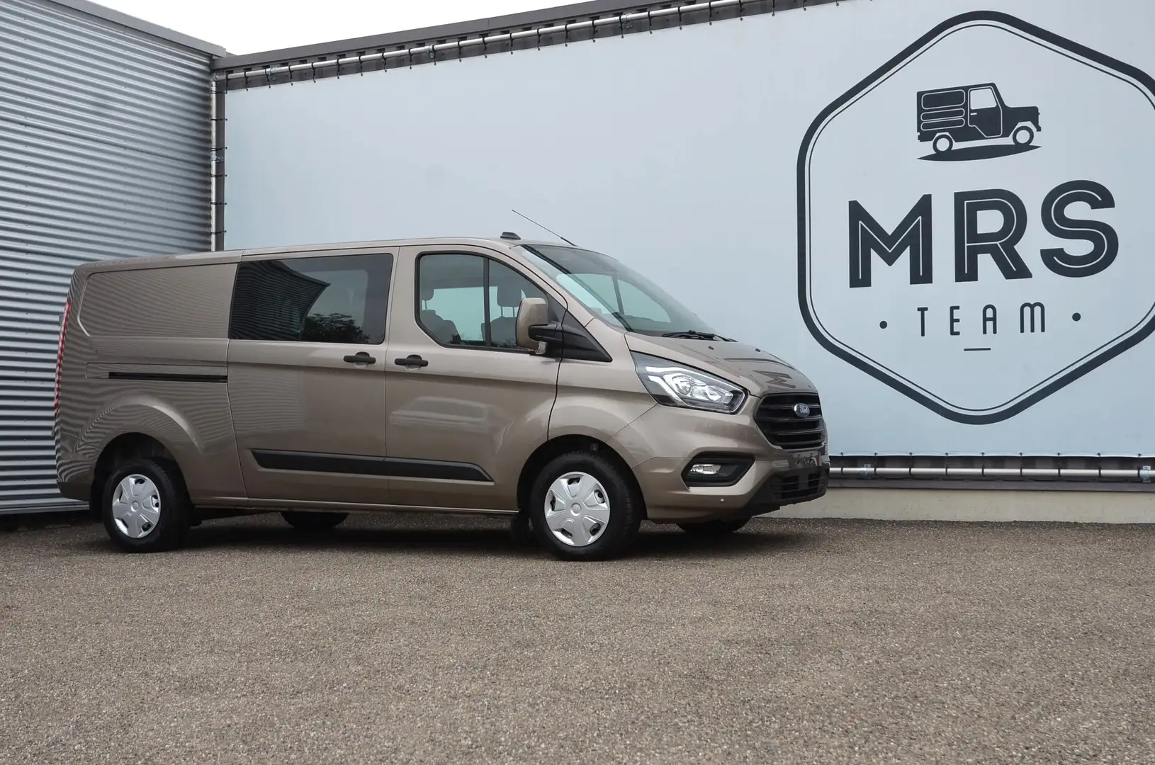 Ford Transit Custom - L2- Dubbelcabine-Camera- Cruise- 24790+BTW Beige - 1