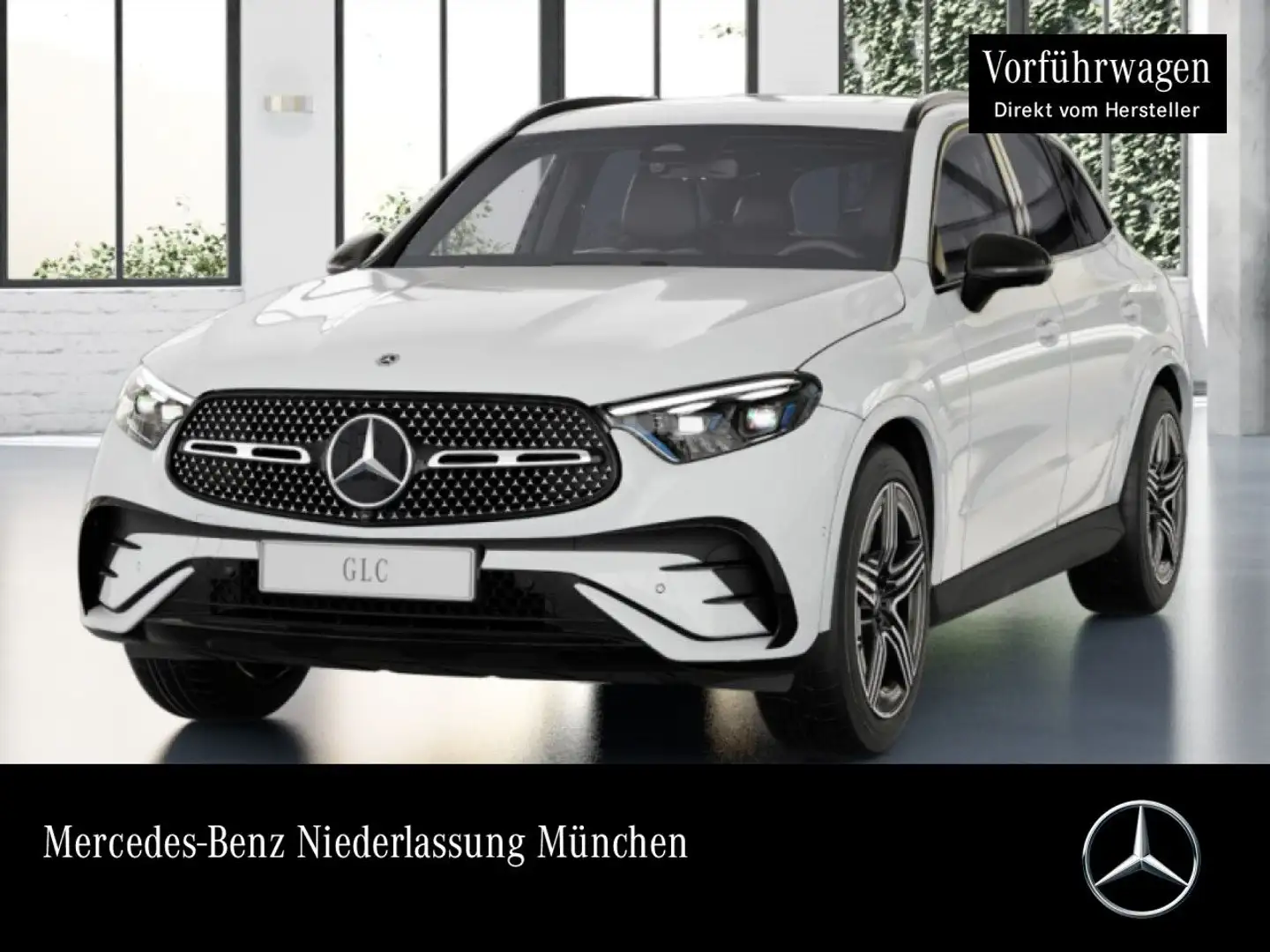 Mercedes-Benz GLC 220 d 4M AMG+NIGHT+360+AHK+TOTW+KEYLESS+9G Weiß - 1