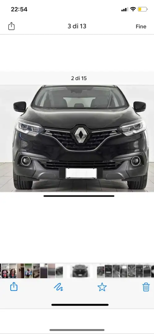Renault Kadjar 1.5 dci energy Bose 110cv edc Nero - 1
